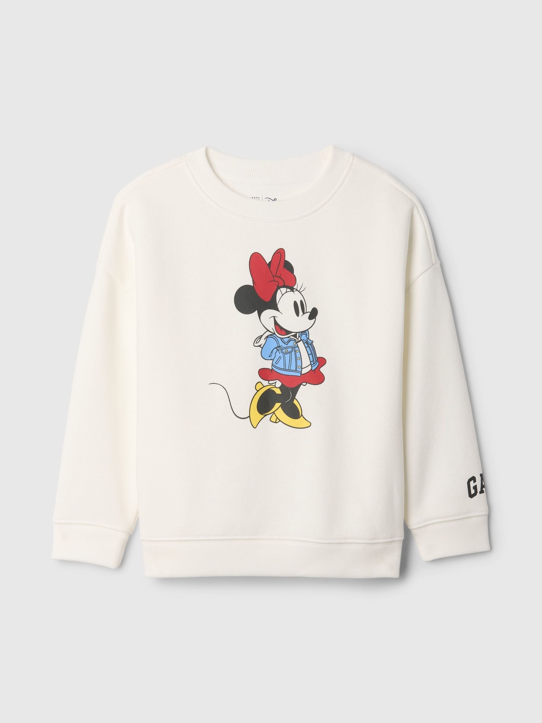 Disney MINNIE SWEAT TOP WCJ-TD-021IVO White Minnie Mouse Disney