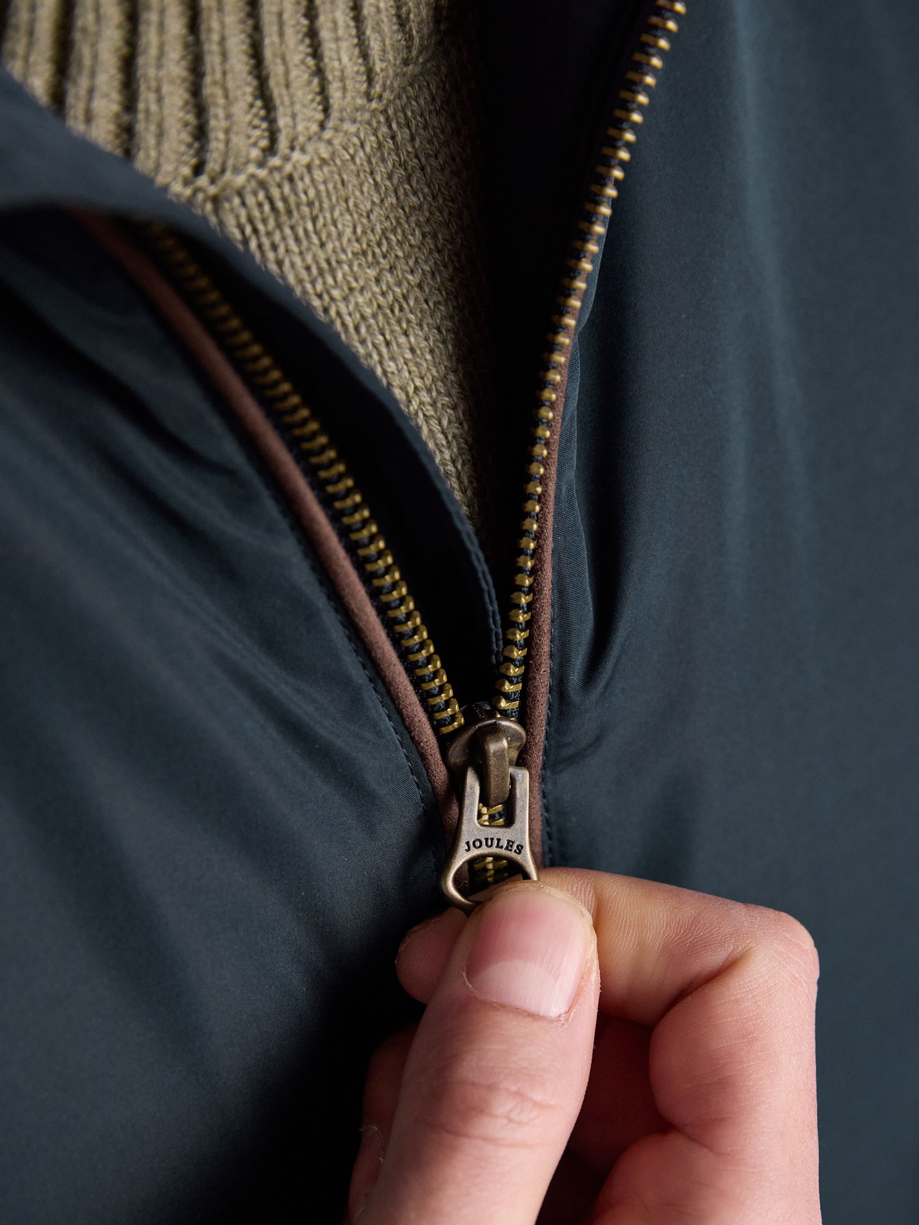 Farnham Navy Blue Padded Fleece Lined Gilet - Image 6 of 11