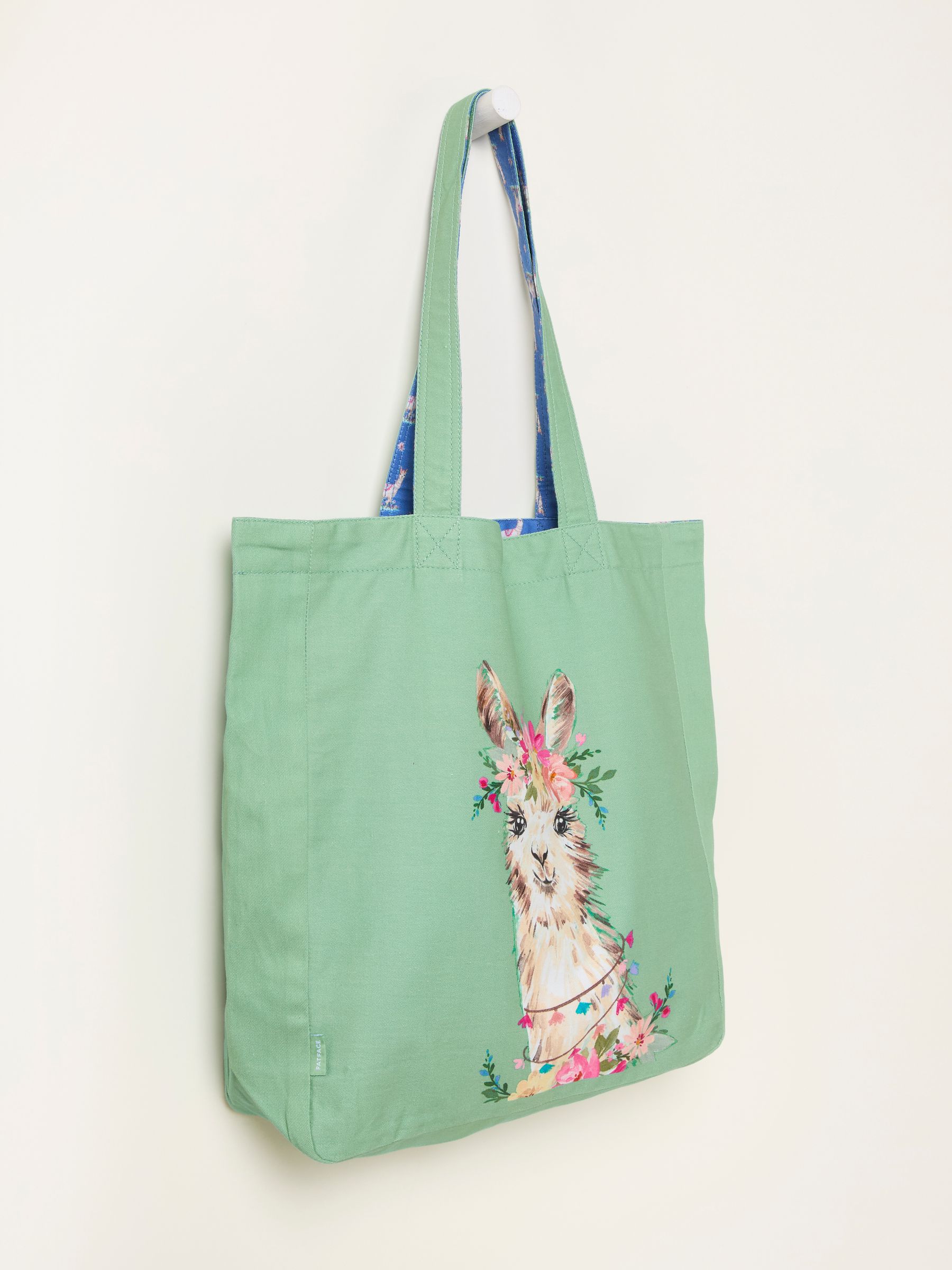 Multi Llama Reversible Tote Bag - Image 2 of 2