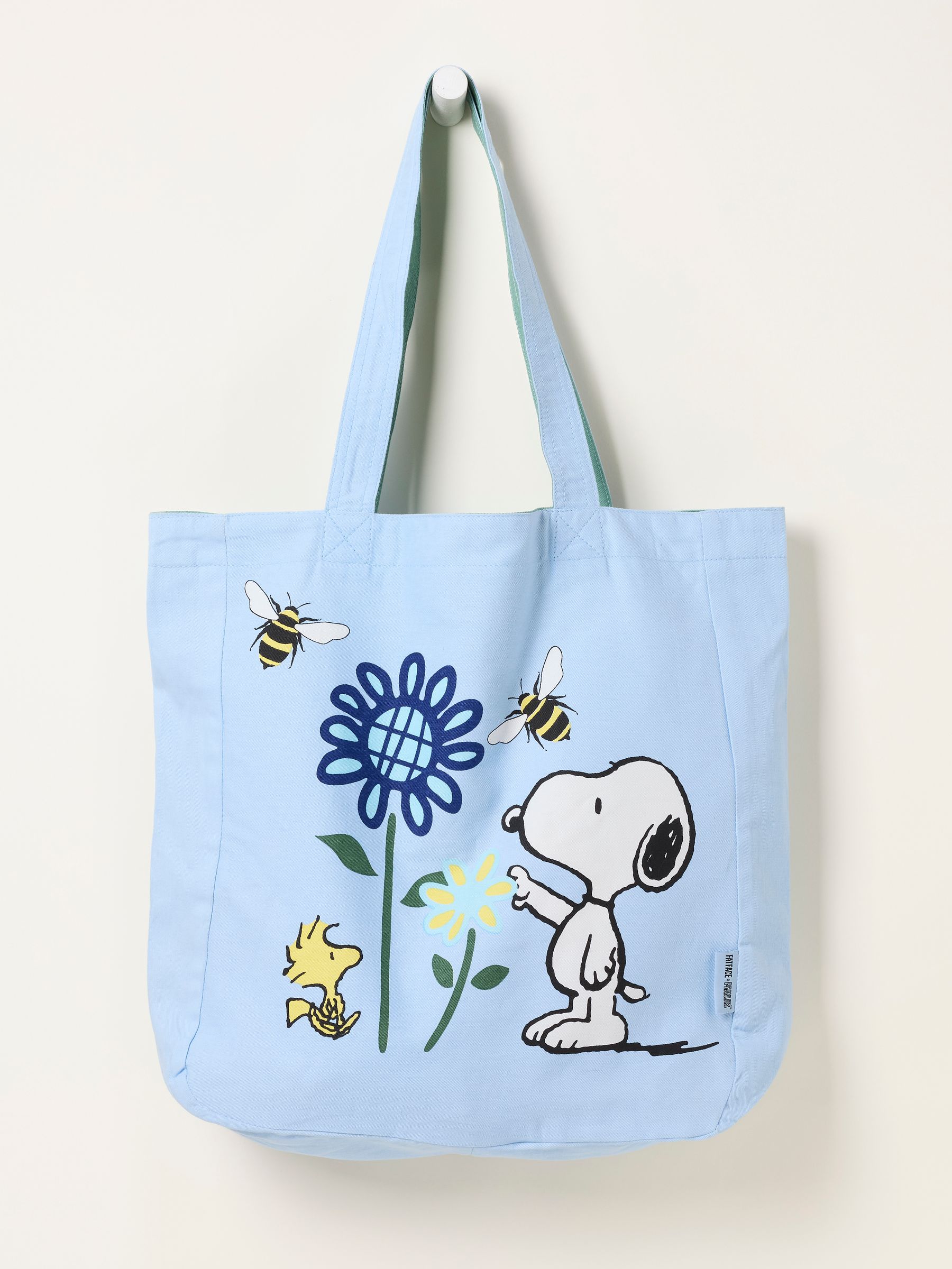 Green Haze Snoopy Floral Reversible Tote Bag - Image 1 of 2