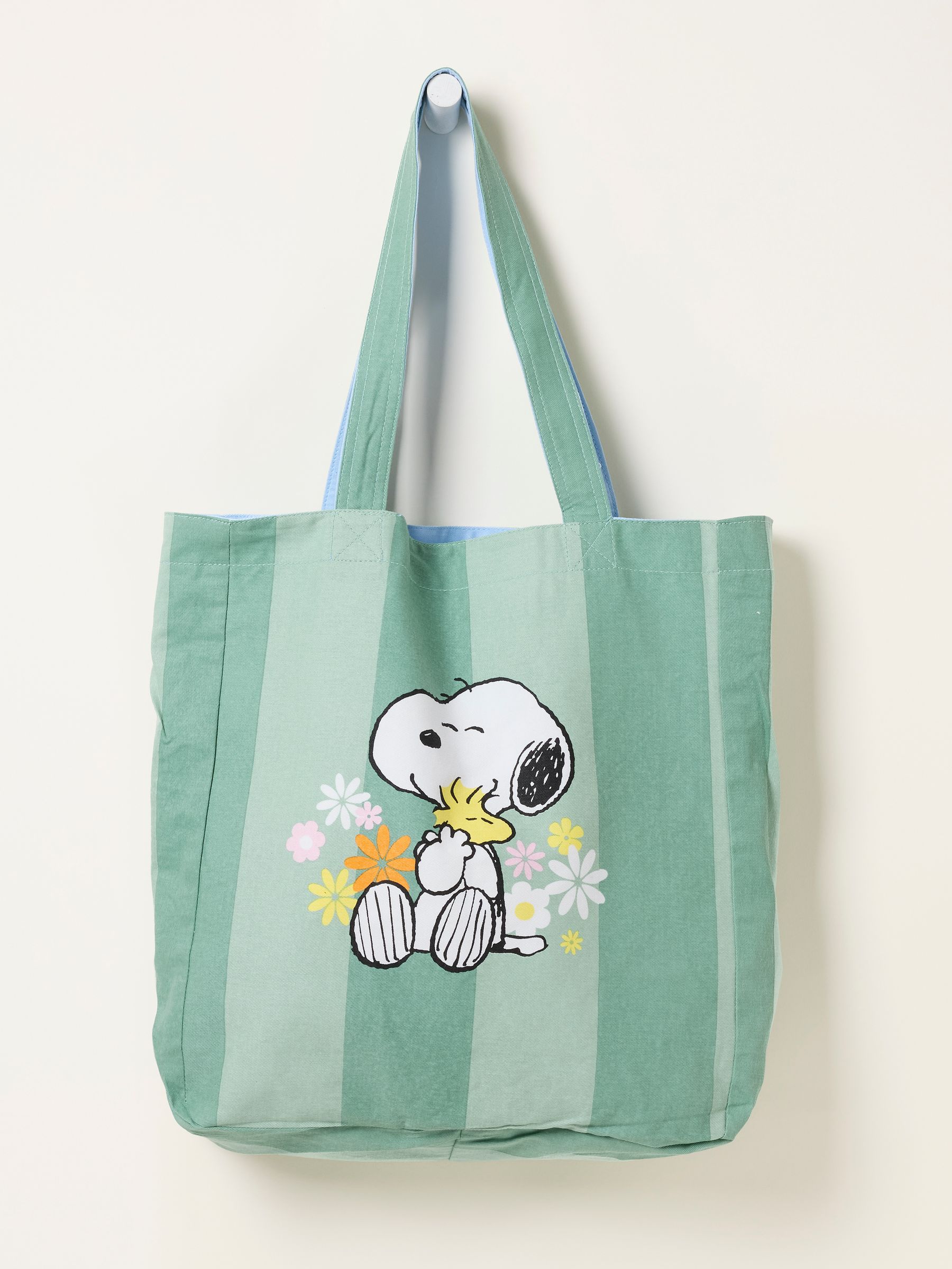 Green Haze Snoopy Floral Reversible Tote Bag - Image 2 of 2