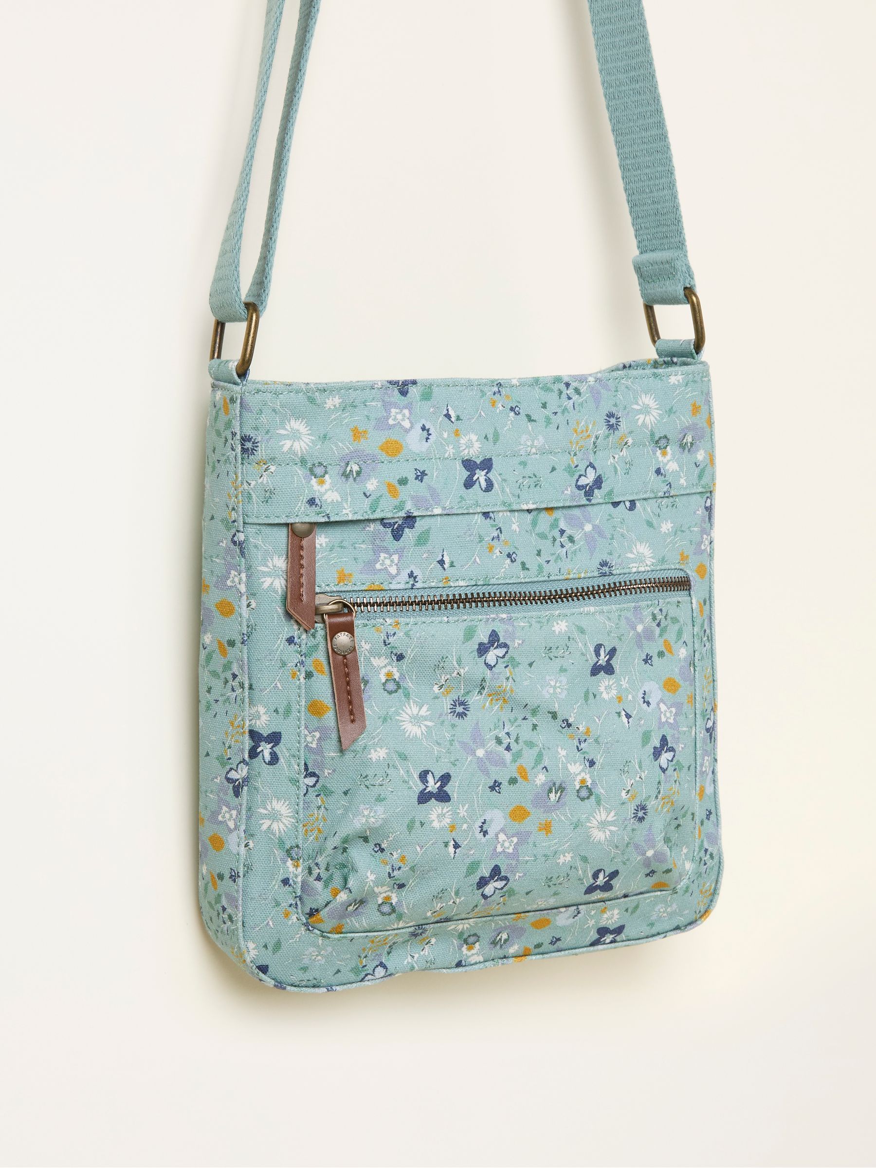 Green Haze Floral Canvas Crossbody Bag - Image 3 of 3