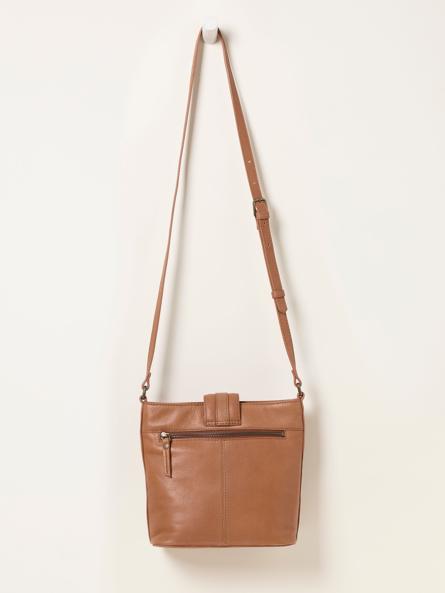 Tan Brown Leather Bucket Bag - Image 4 of 5