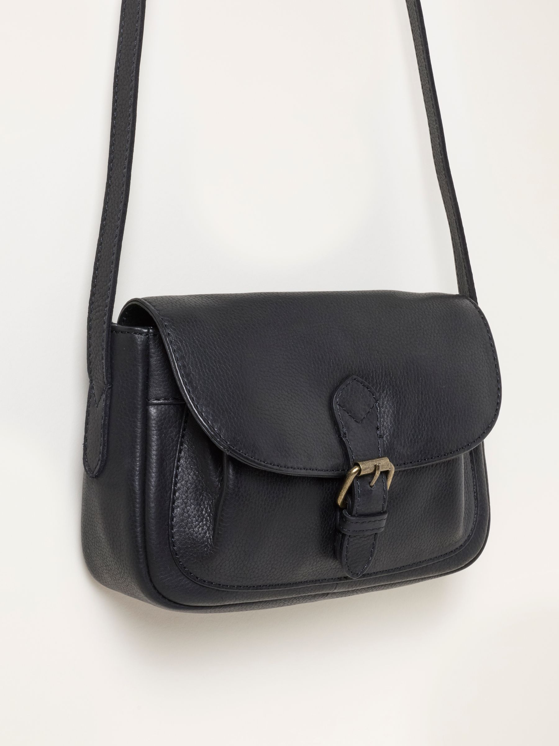Black Pixie Leather Crossbody Bag - Image 3 of 3