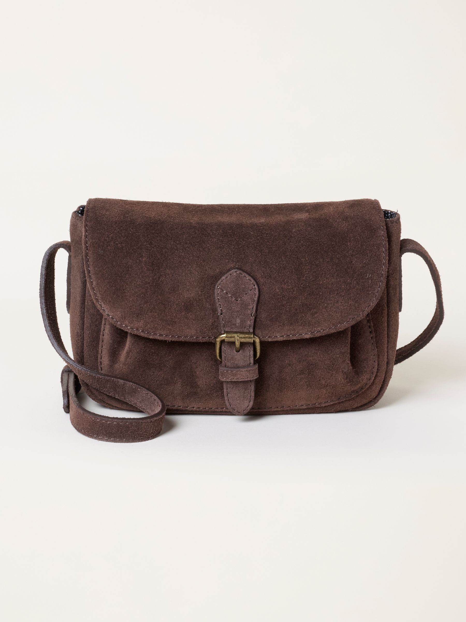 Chocolate Brown Pixie Cross-Body Bag - Image 1 of 3