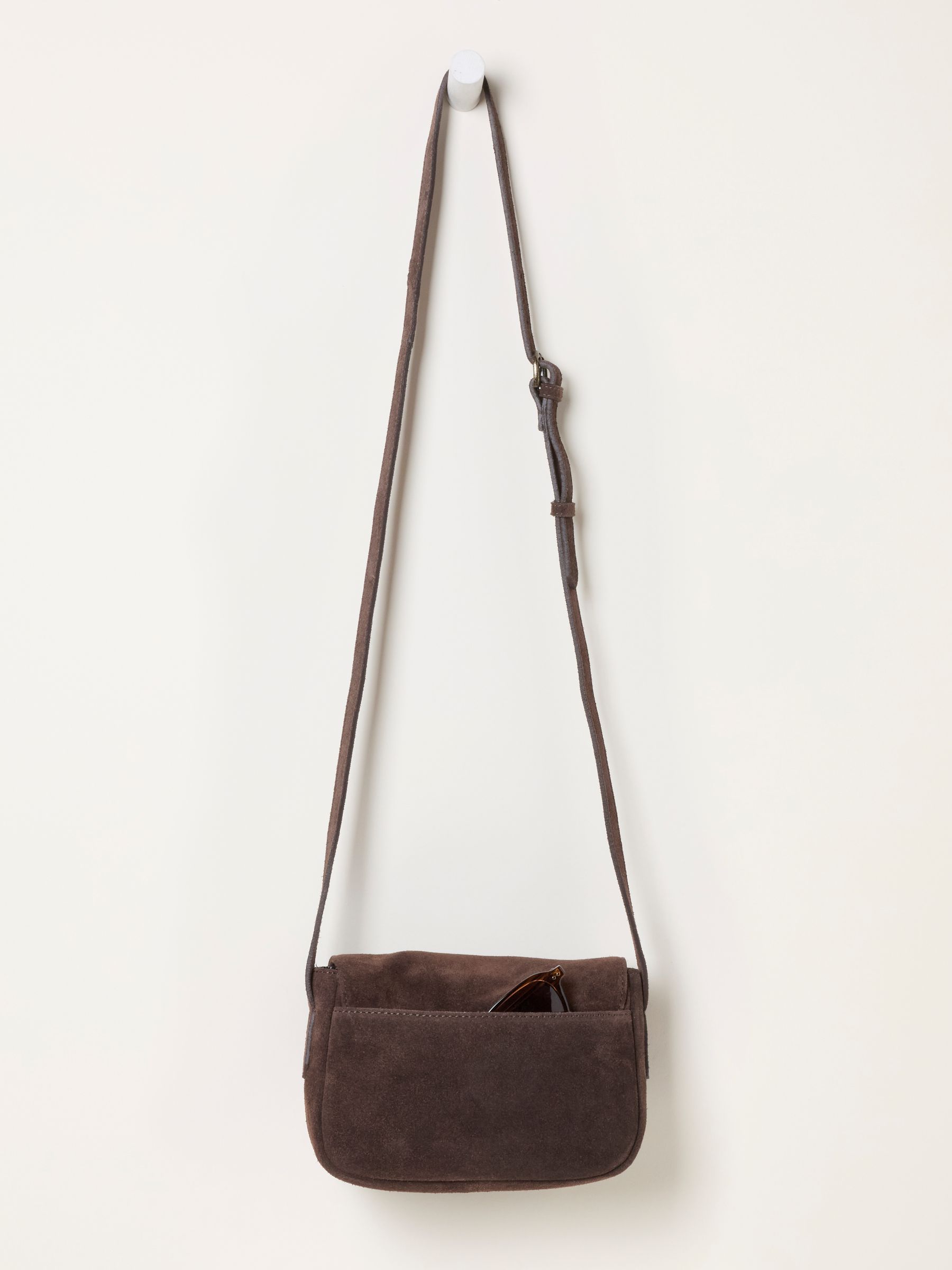 Chocolate Brown Pixie Cross-Body Bag - Image 2 of 3