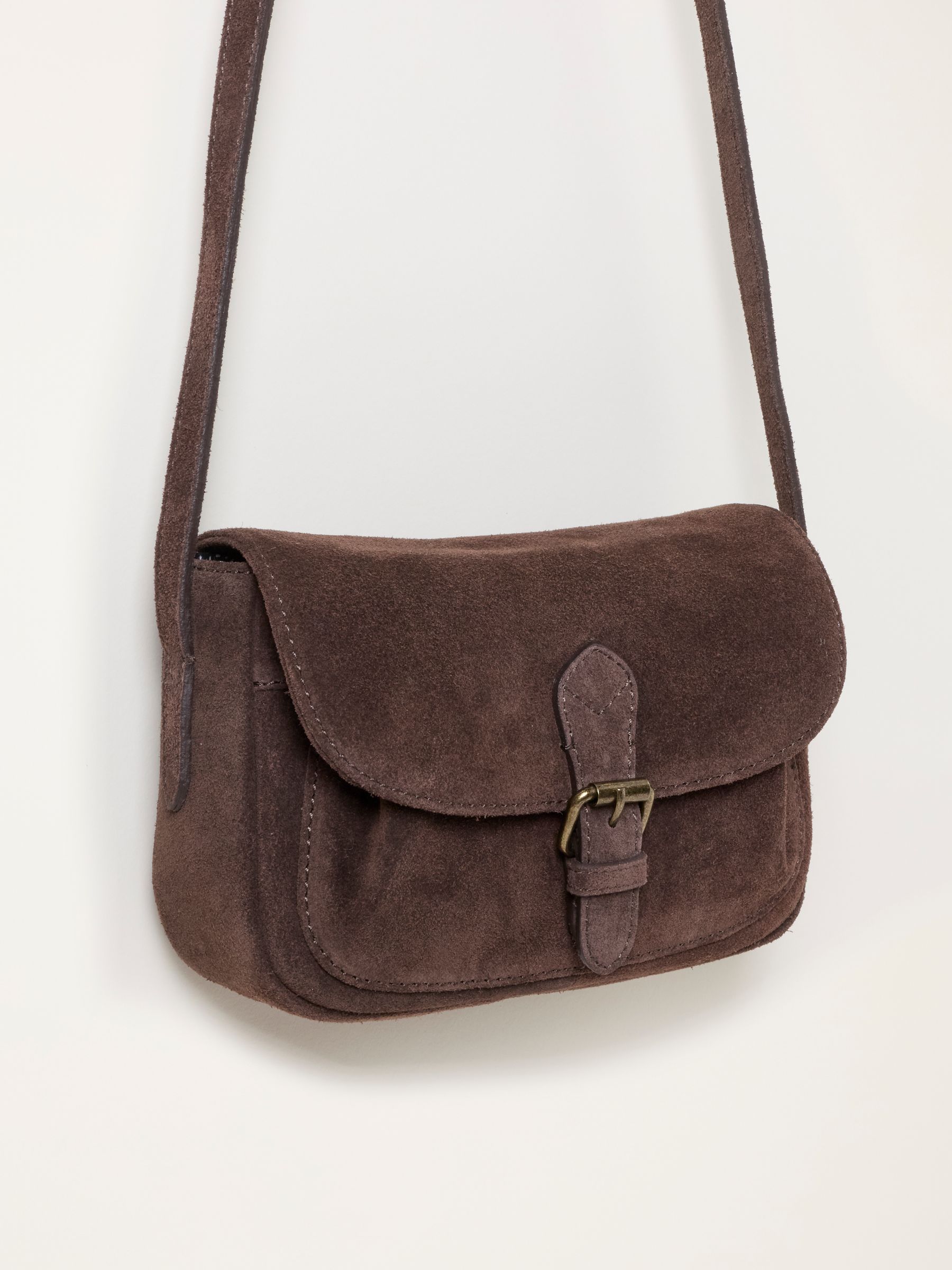 Chocolate Brown Pixie Cross-Body Bag - Image 3 of 3