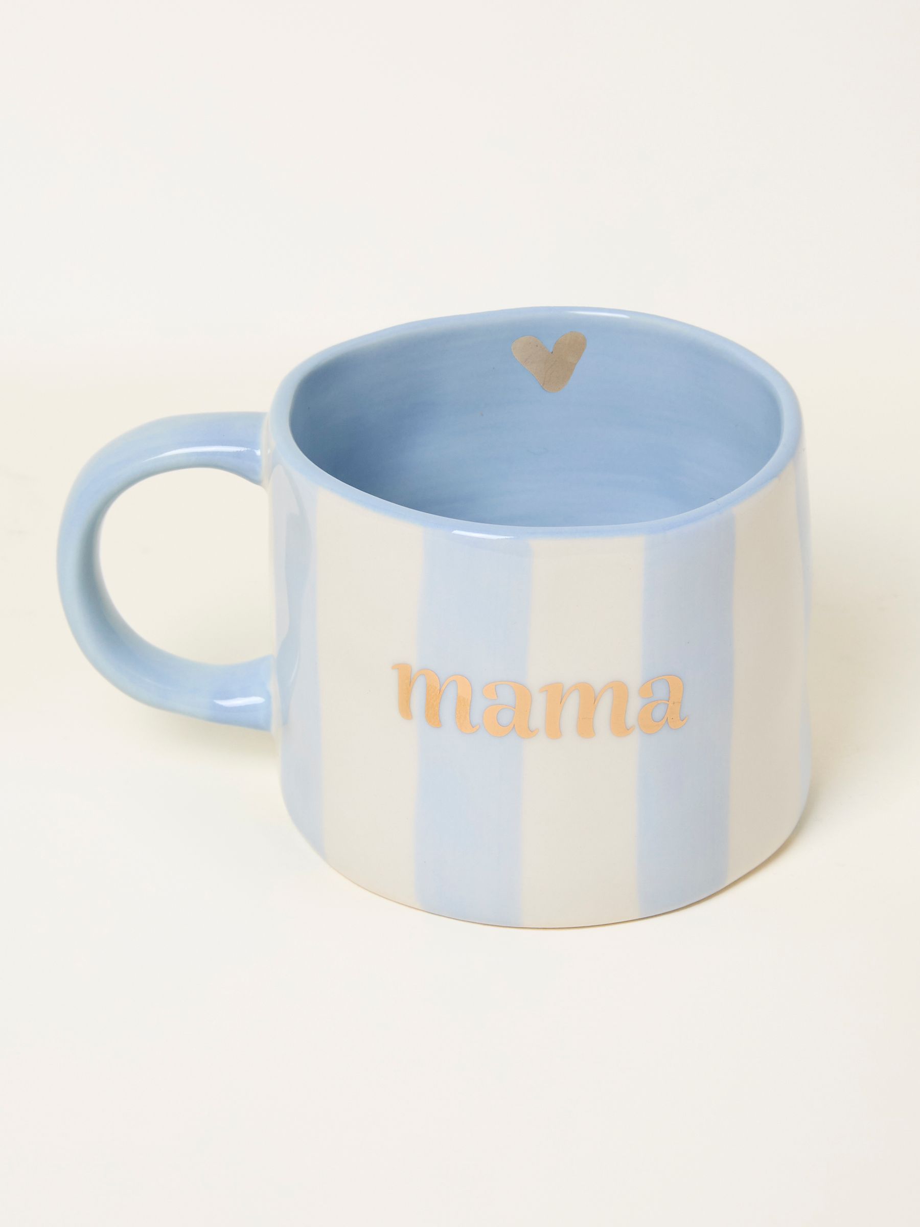 Blue Mama Stripe Mug - Image 1 of 2