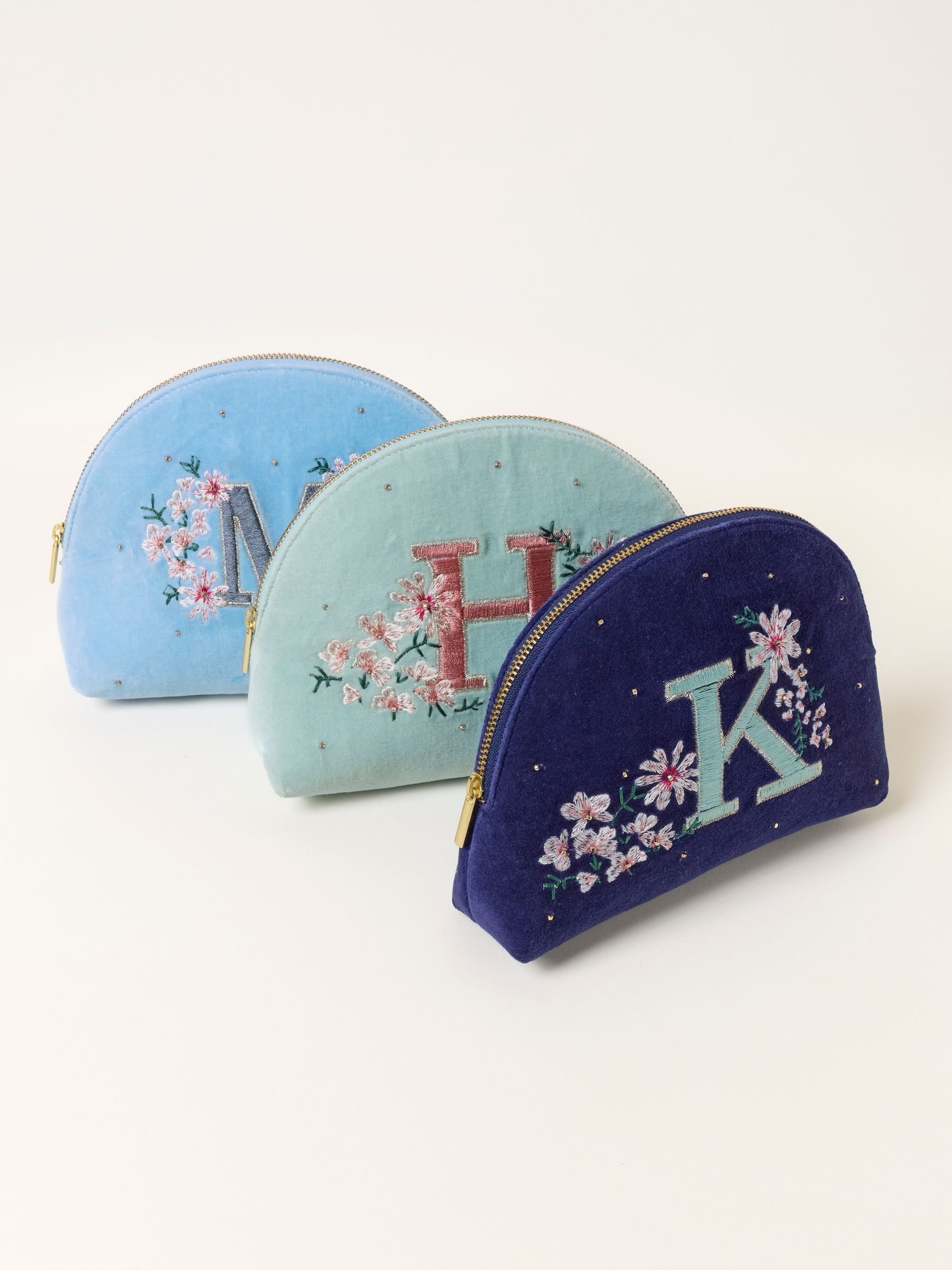 Multi Alphabet Embroidered Make Up Bag - Image 2 of 2