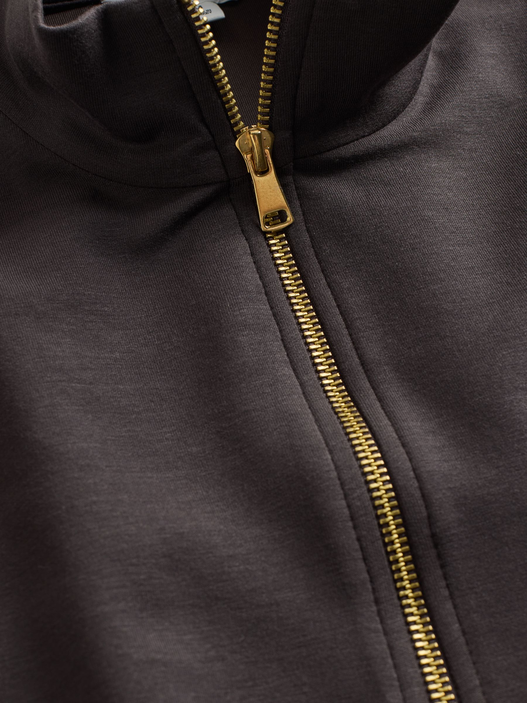 Quarter Zip Short Sleeve Sweatshirt and Short Set - Image 4 of 5