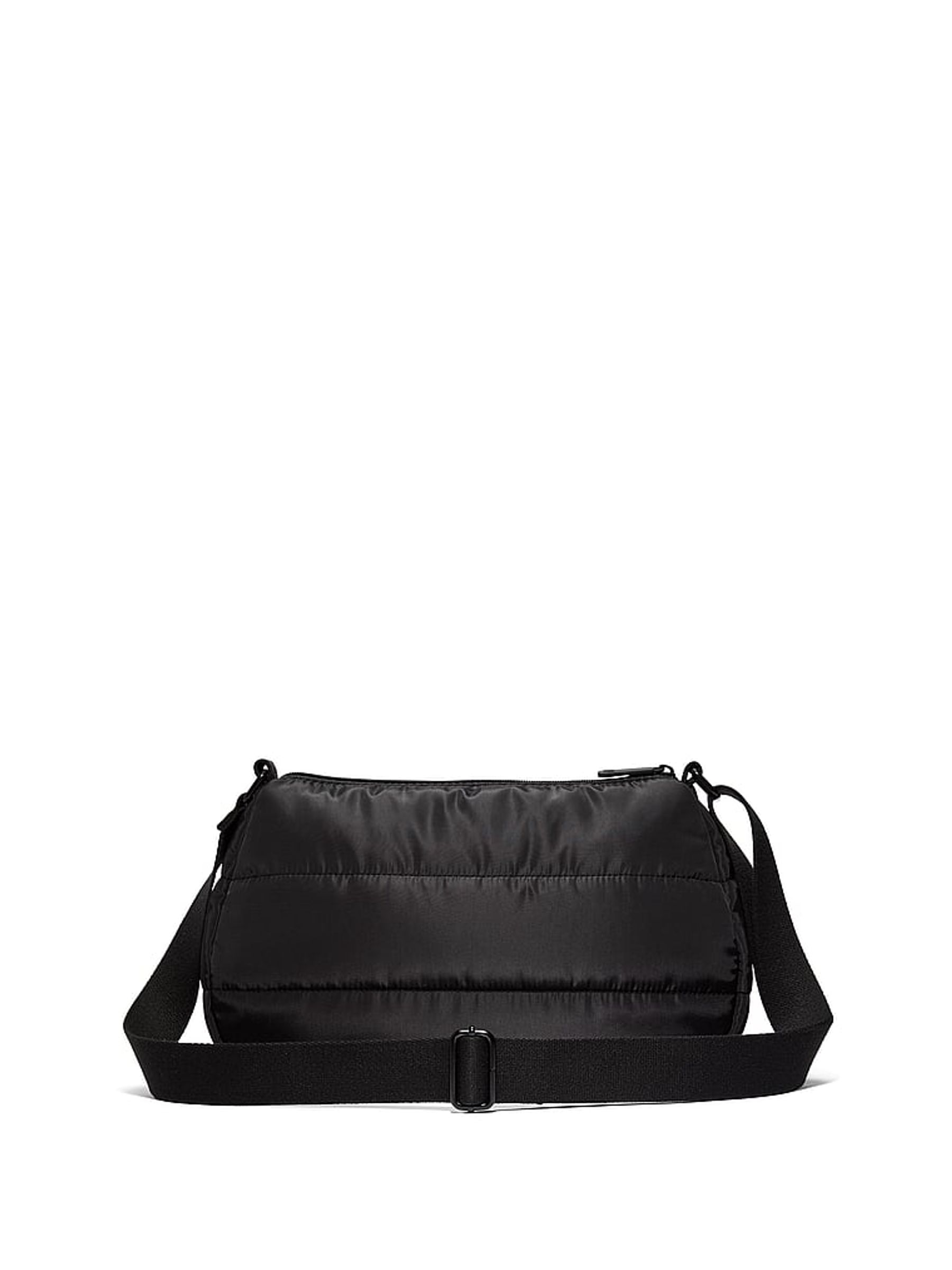 Black Quilted Puffer Shoulder Bag - Image 2 of 4