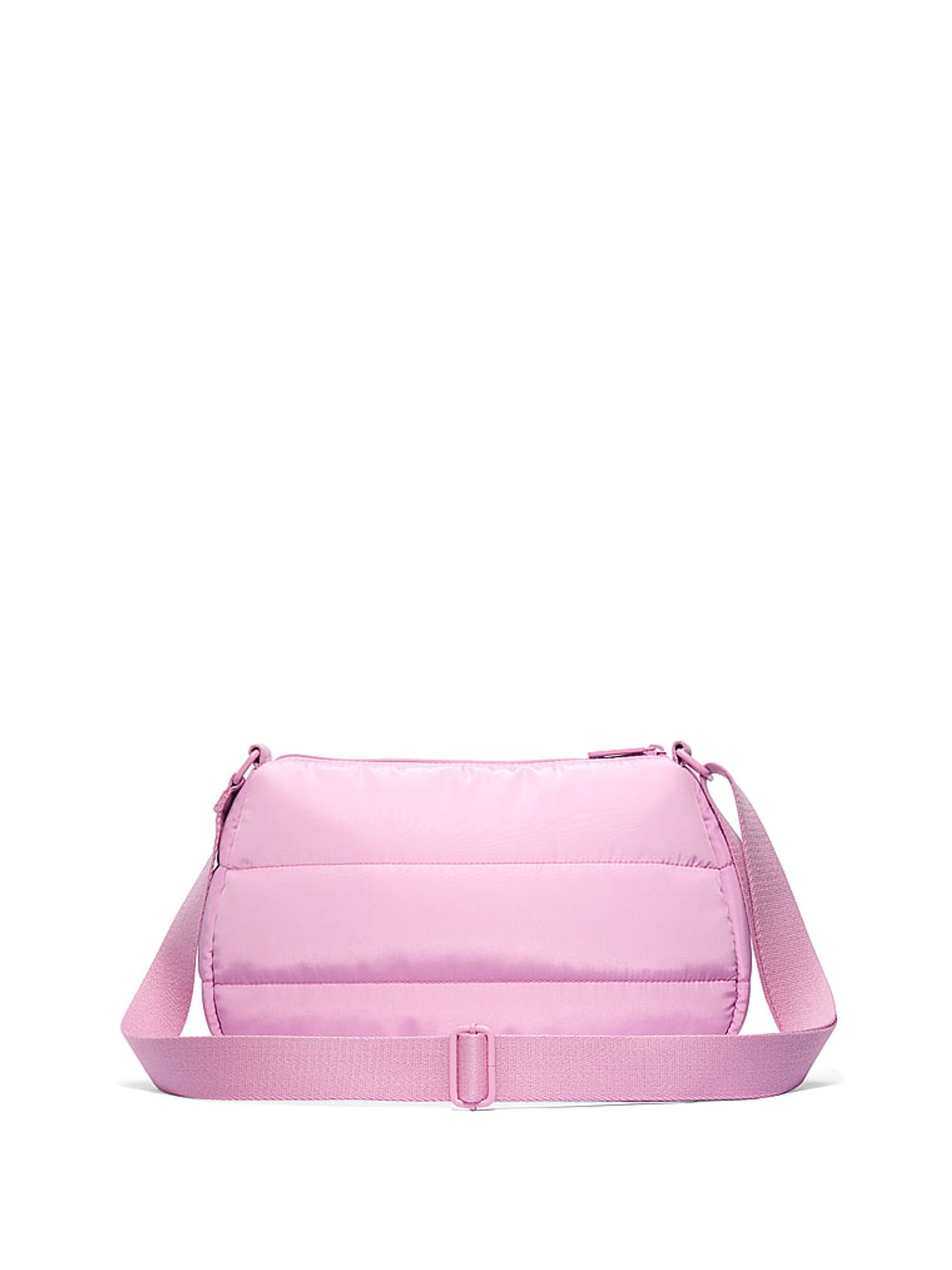 Hushed Lilac Purple Quilted Puffer Shoulder Bag - Image 2 of 4