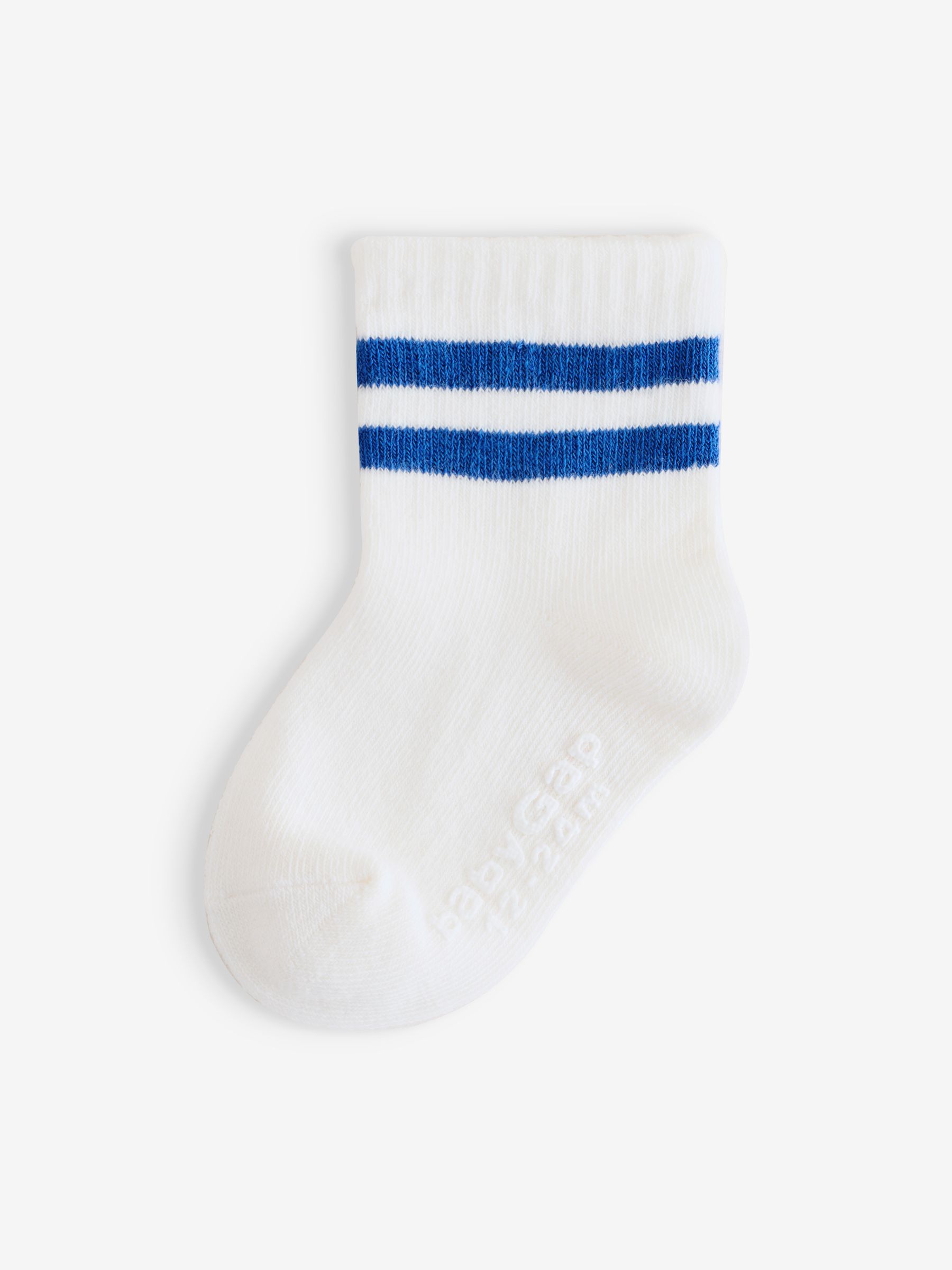 White Quarter Crew Varsity Socks 7-Pack (12mths-5yrs) - Image 2 of 8