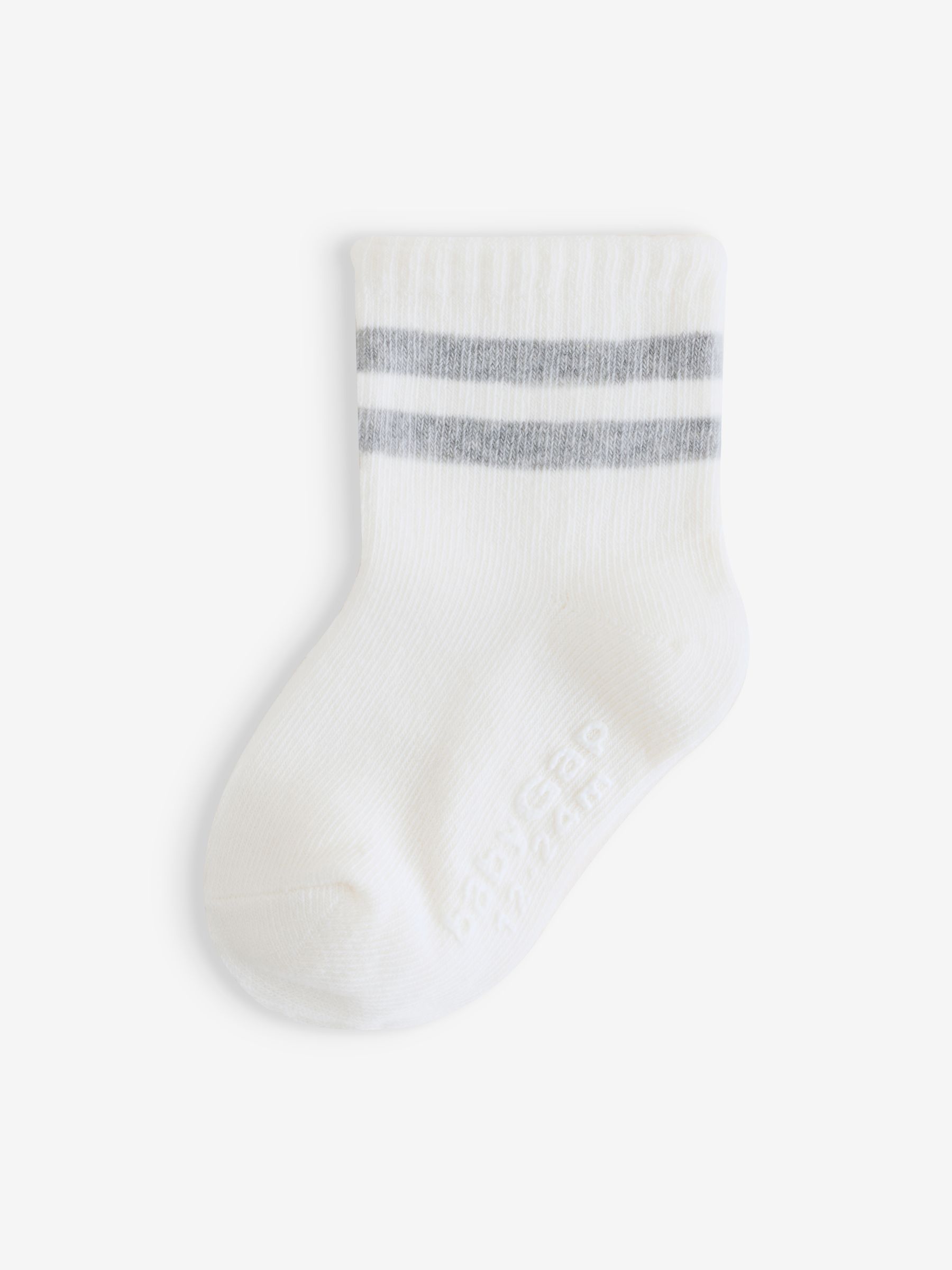 White Quarter Crew Varsity Socks 7-Pack (12mths-5yrs) - Image 3 of 8