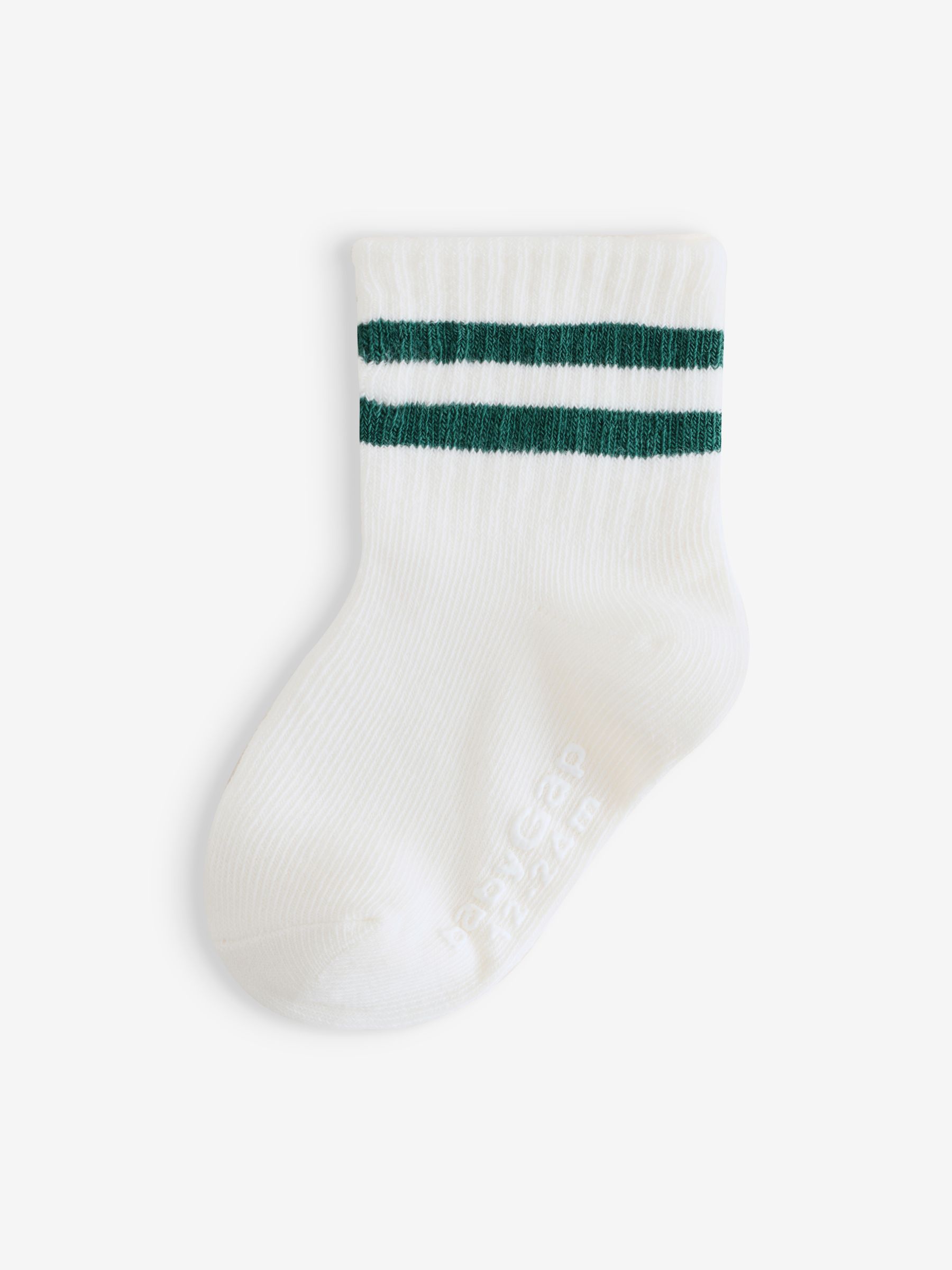White Quarter Crew Varsity Socks 7-Pack (12mths-5yrs) - Image 4 of 8