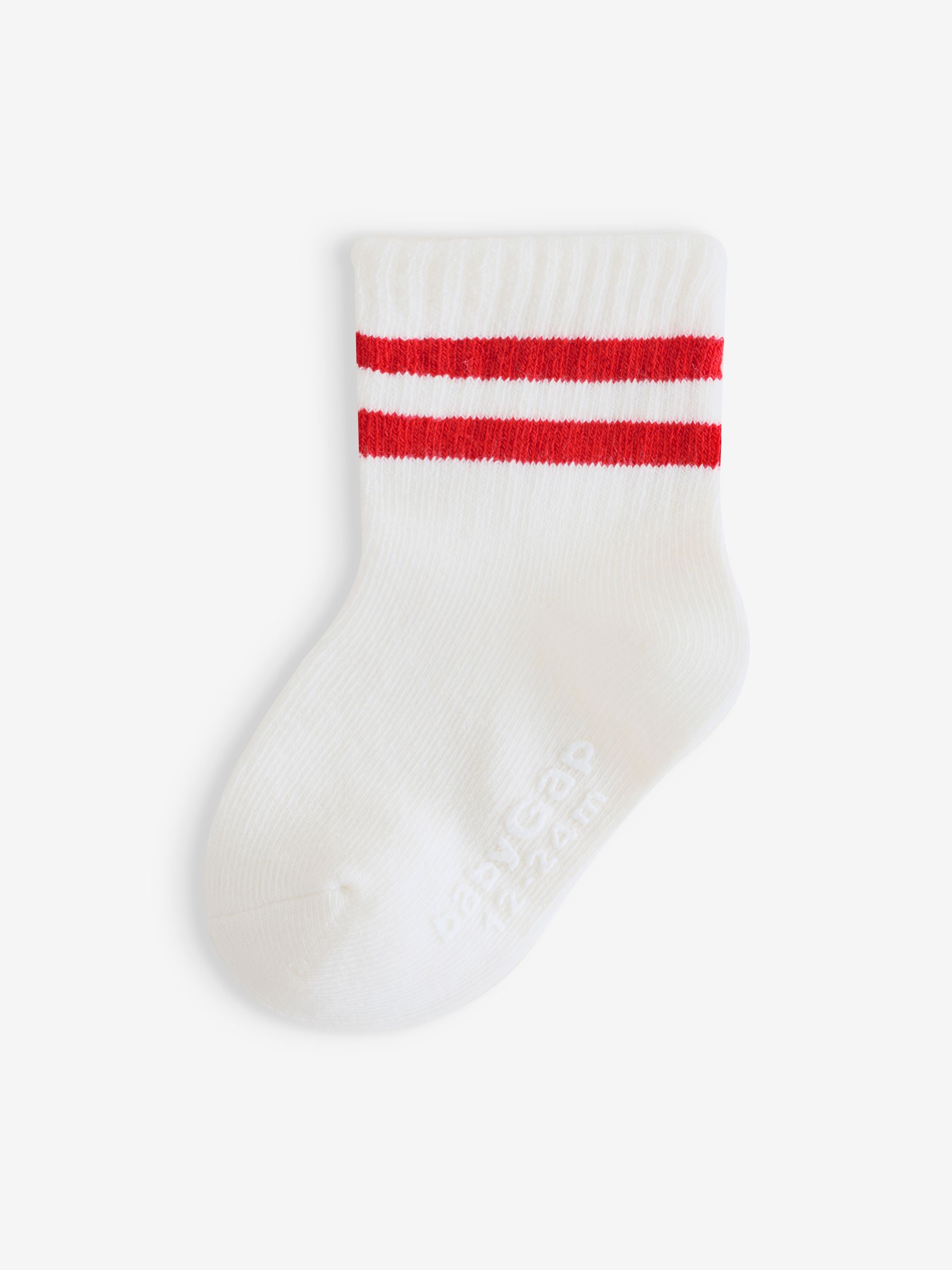 White Quarter Crew Varsity Socks 7-Pack (12mths-5yrs) - Image 5 of 8