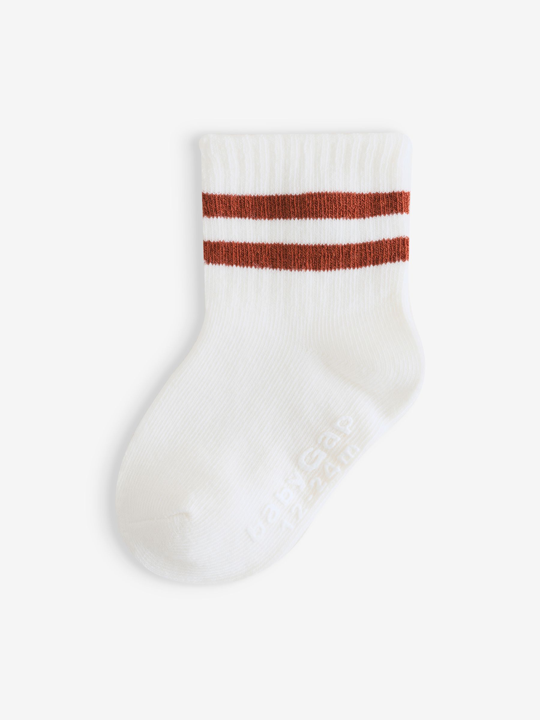 White Quarter Crew Varsity Socks 7-Pack (12mths-5yrs) - Image 7 of 8