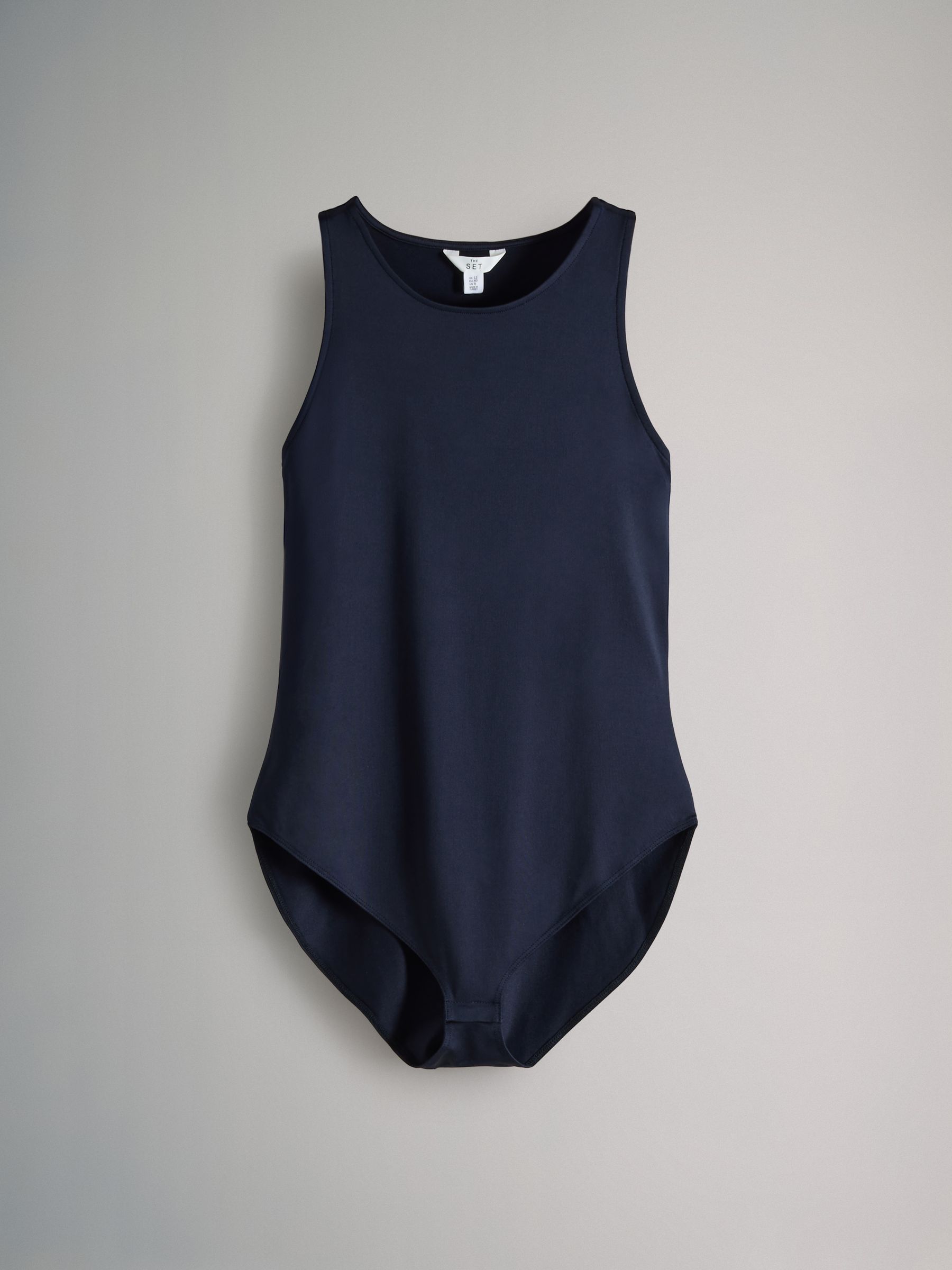 Navy/Red/Black - 3 Pack Soft Touch Nylon Racer Bodysuits - Image 11 of 14