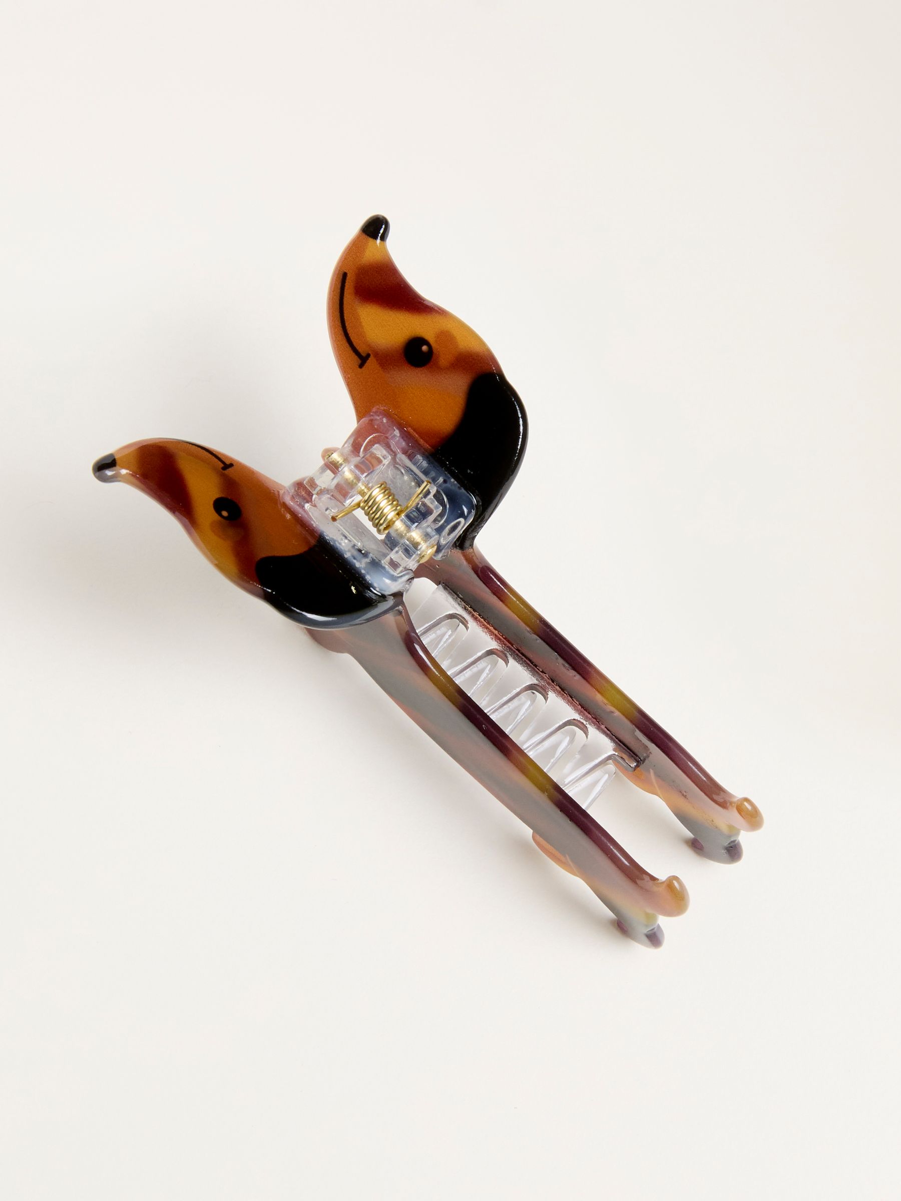 Brown Dog Claw Clip - Image 2 of 2 Brown Dog Claw Clip - Image 2 of 2