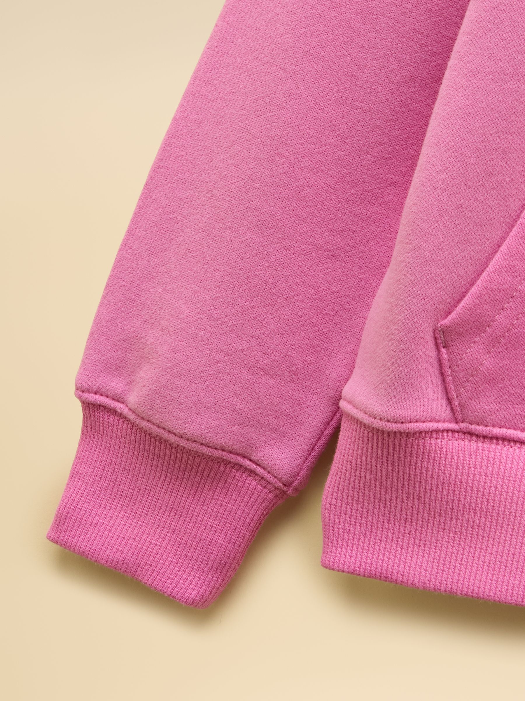 Kids' Alfie Pink Quarter Zip Sweatshirt - Image 6 of 7