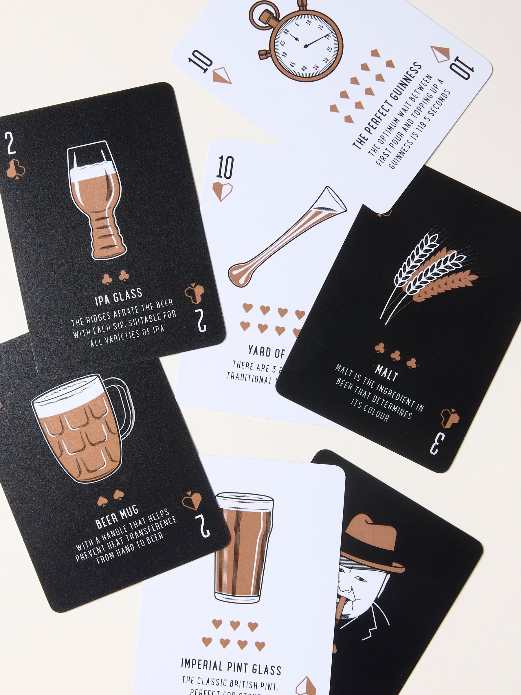 Navy Gentlemens Hardware Beer Trivia Playing Cards in a Tin - Image 2 of 3