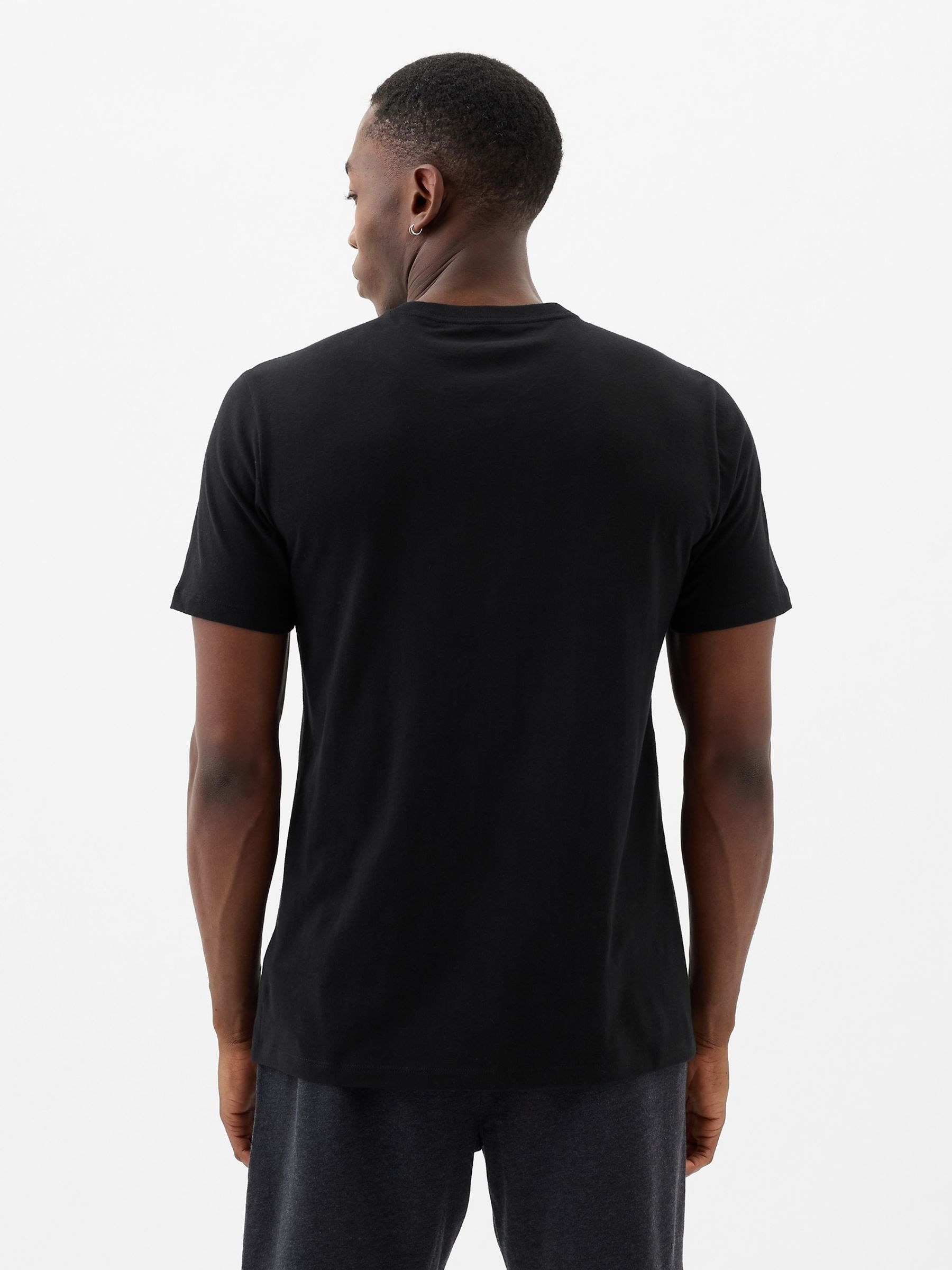 Black Everyday Soft Logo T-Shirt - Image 2 of 6