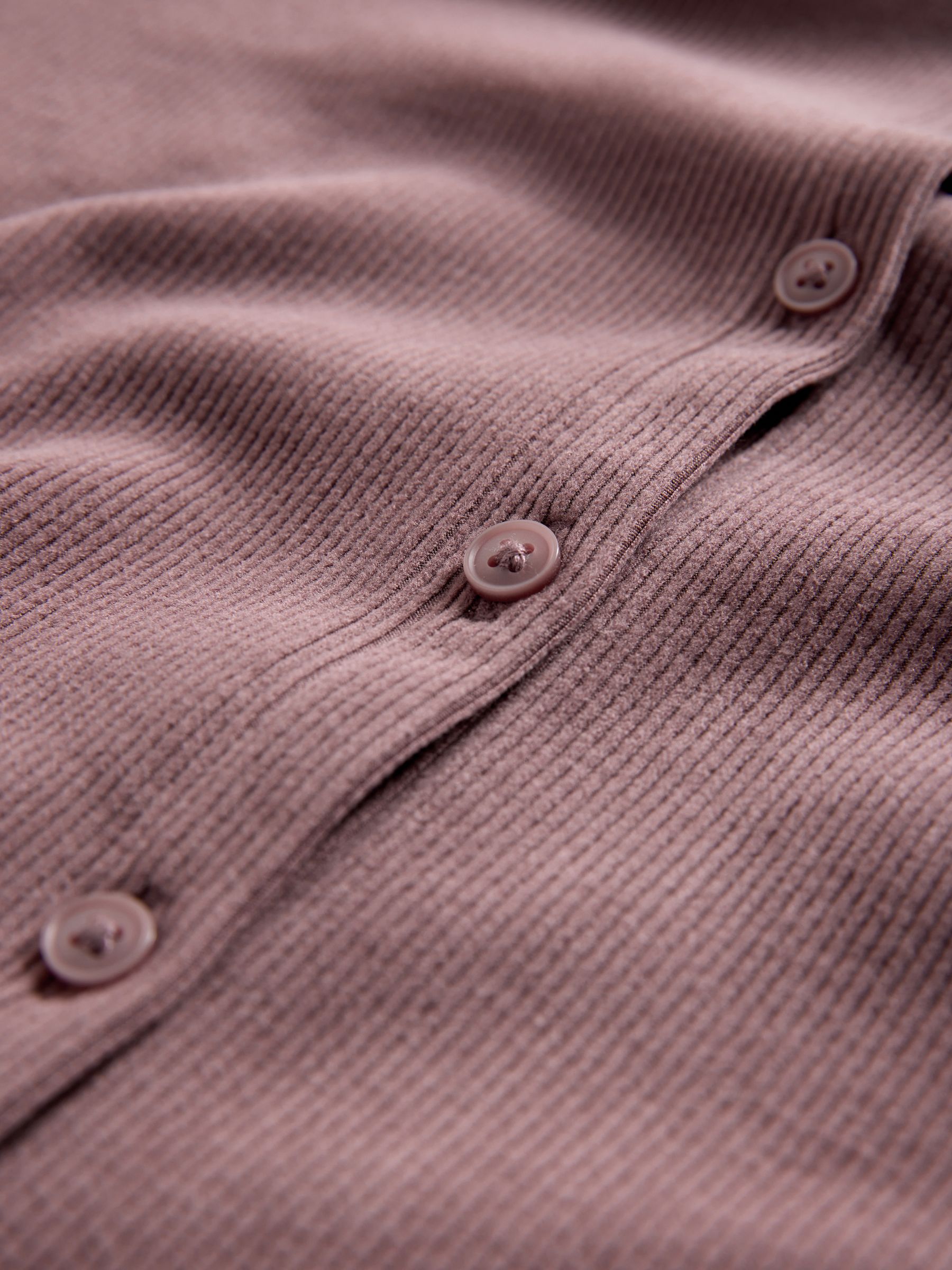 2 Pack Soft Touch Ribbed Long Sleeve Cardigan Pink/Cream - Image 6 of 6