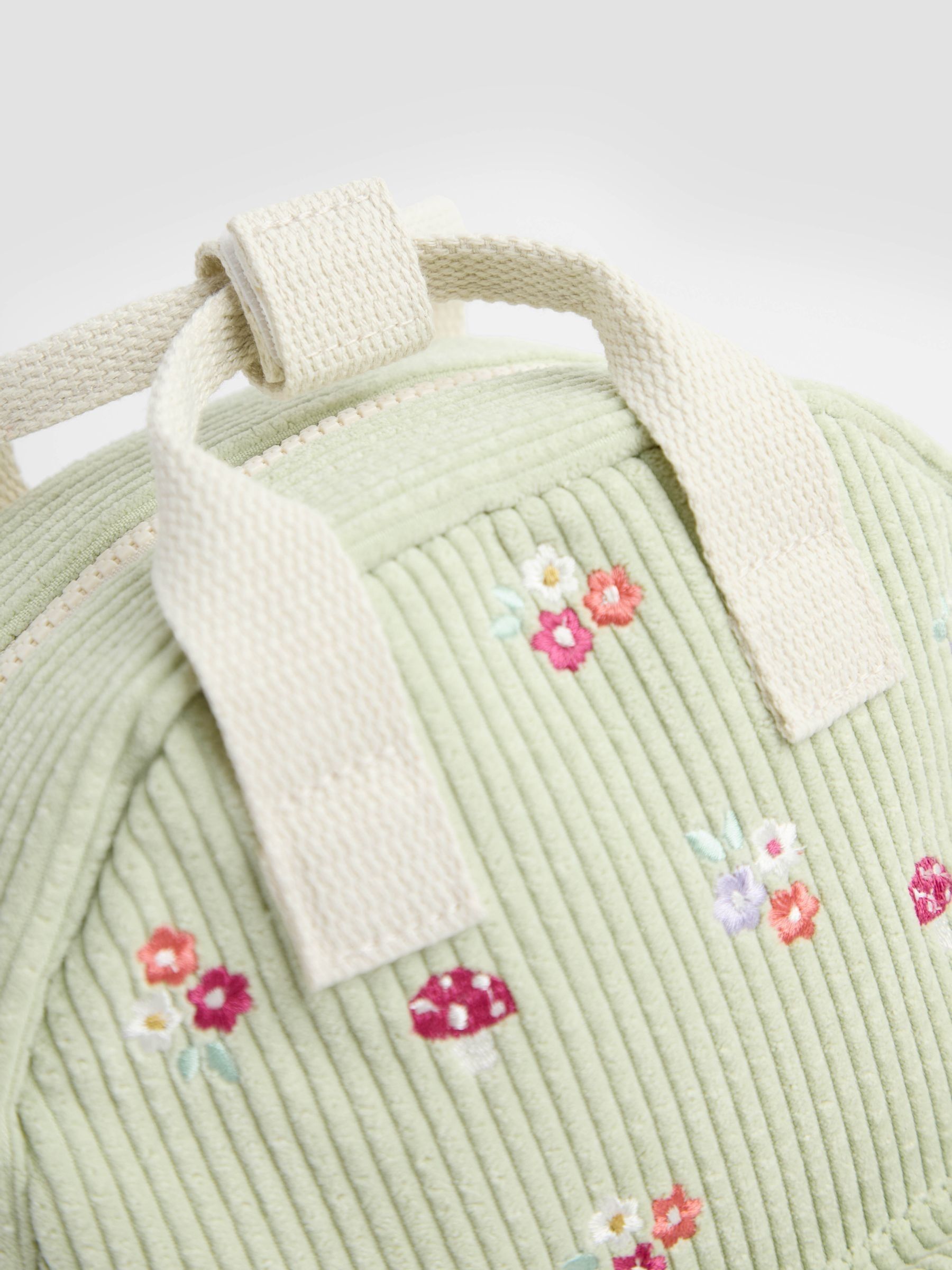 Yellow Woodland Corduroy Embroidered Corduroy Backpack - Image 5 of 7