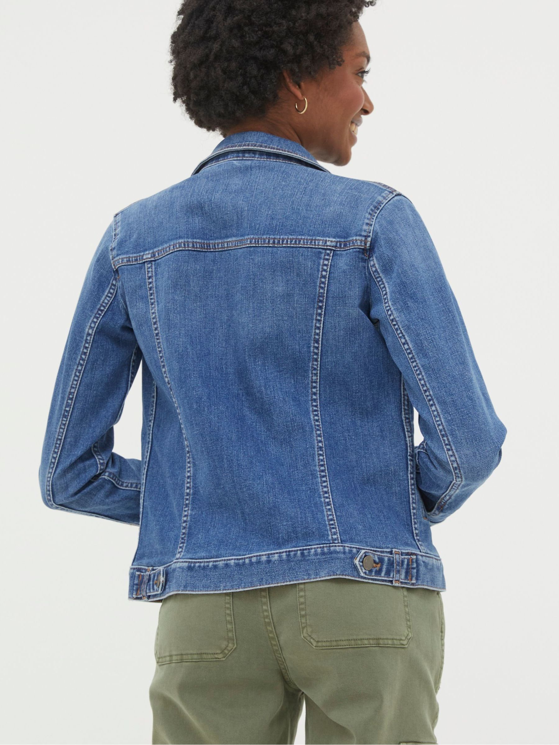 Tasha Blue Petite Denim Jacket - Image 2 of 6