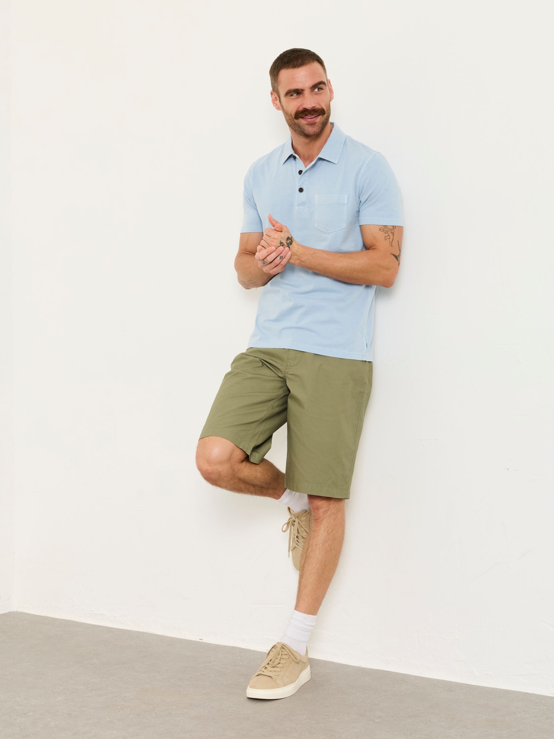 Stoke Pale Blue Polo - Image 3 of 5