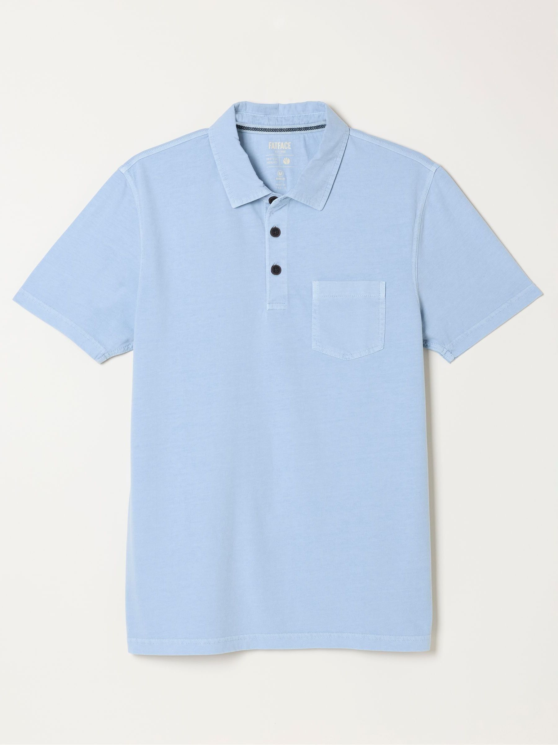 Stoke Pale Blue Polo - Image 5 of 5 Stoke Pale Blue Polo - Image 5 of 5