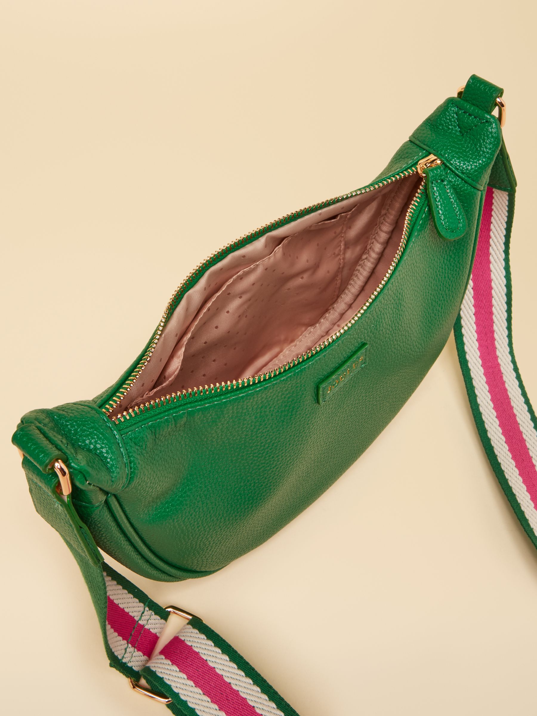 Jade Green Half Moon Adjustable Cross Body Bag - Image 5 of 8