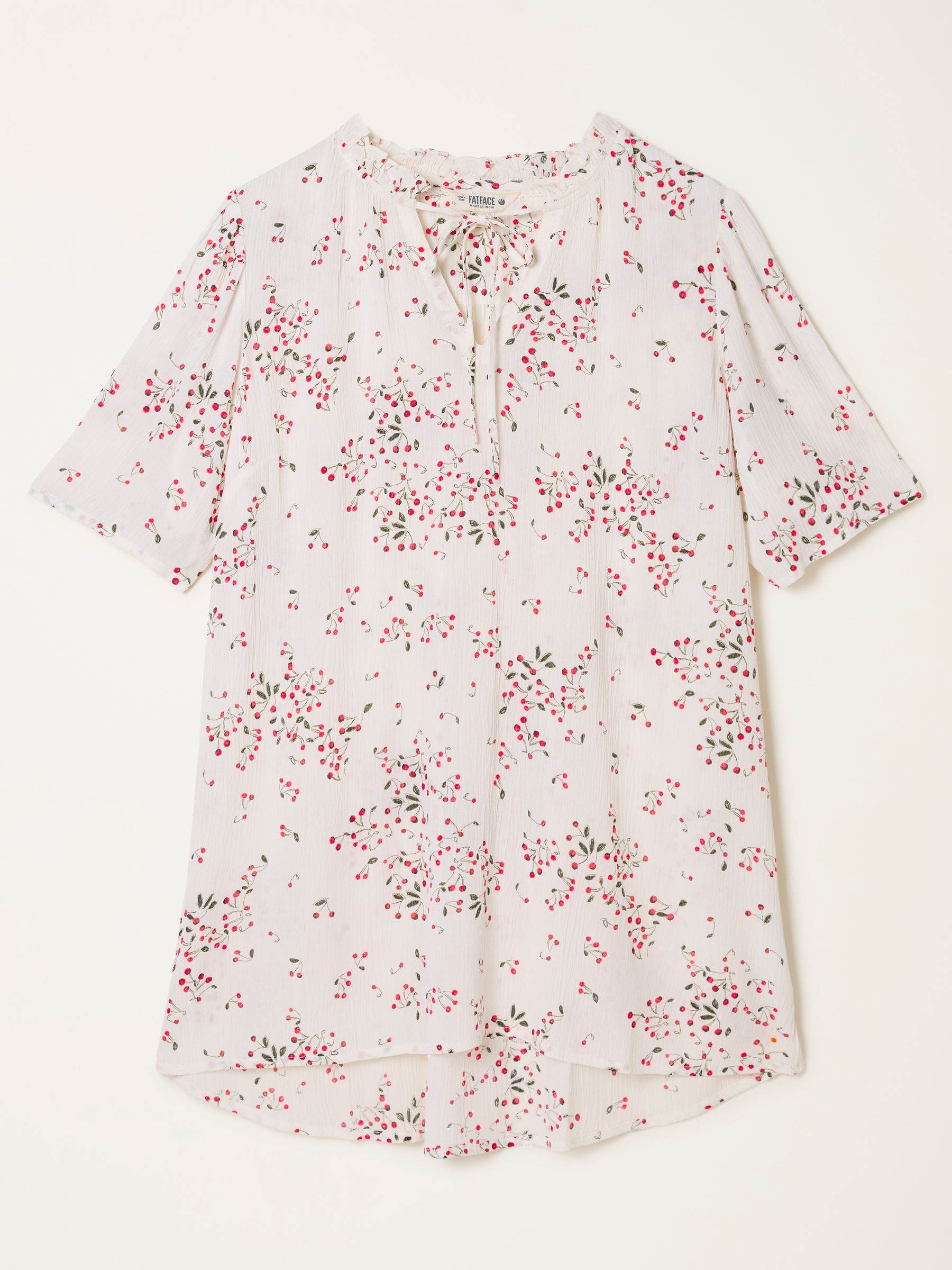 Airee Ivory Cherries Petite Tunic - Image 6 of 6