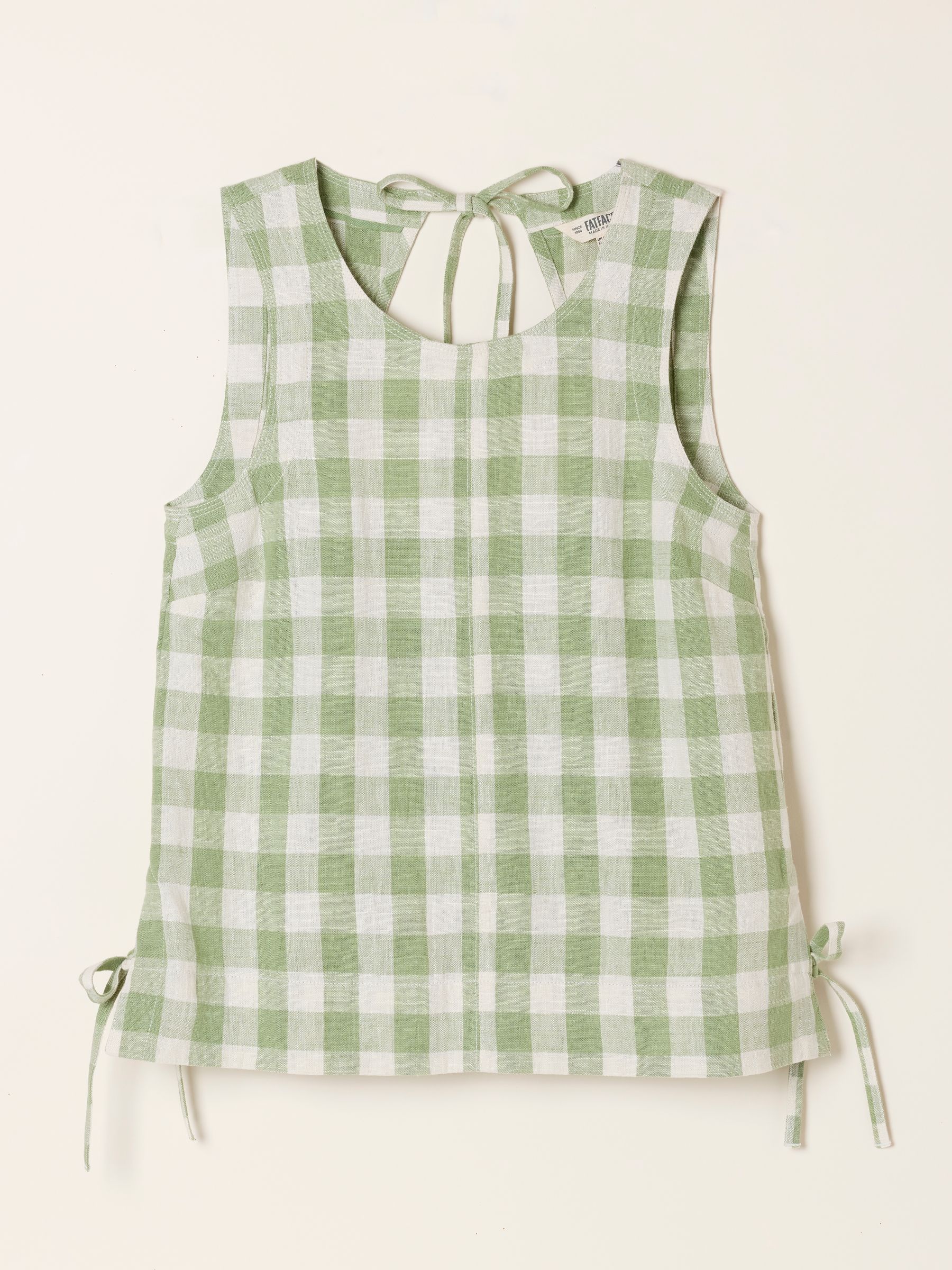 Darcy Green Gingham Petite Blouse - Image 8 of 8