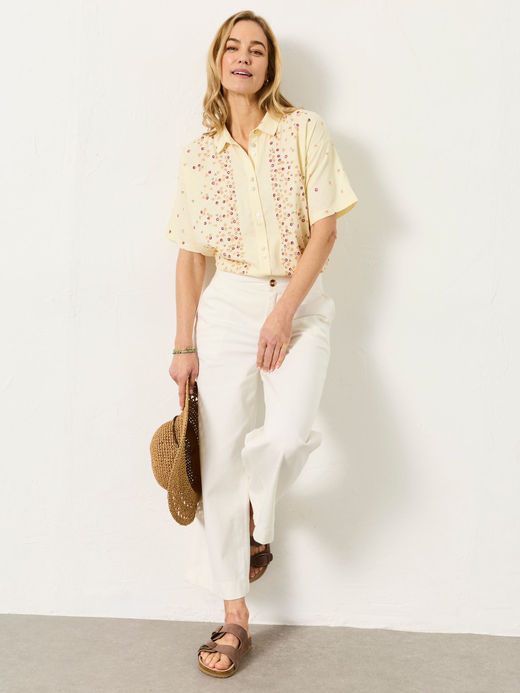 Kara Yellow Ditsy Pop Petite Shirt - Image 4 of 6