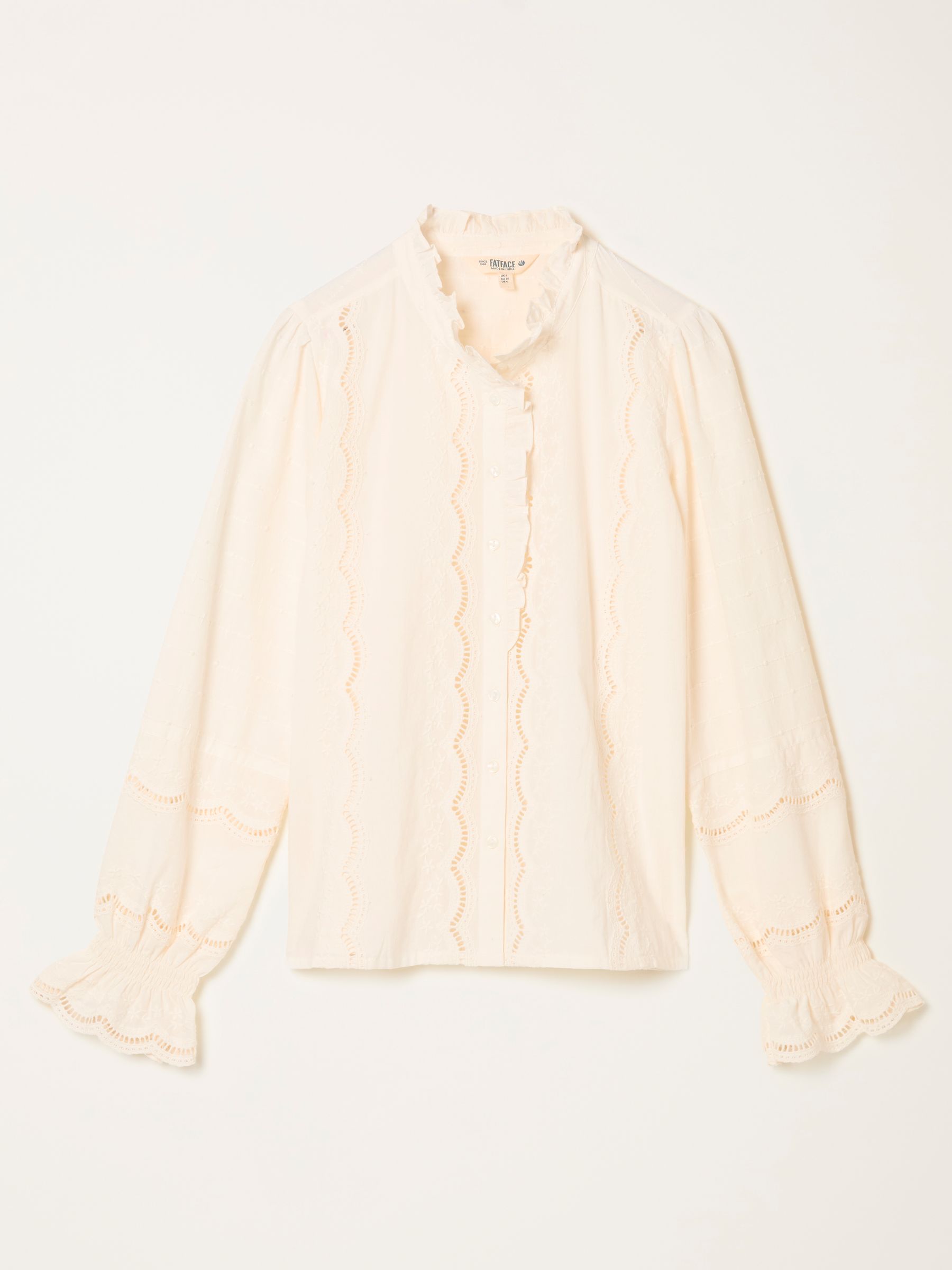 Pia Ivory Petite Blouse - Image 6 of 6