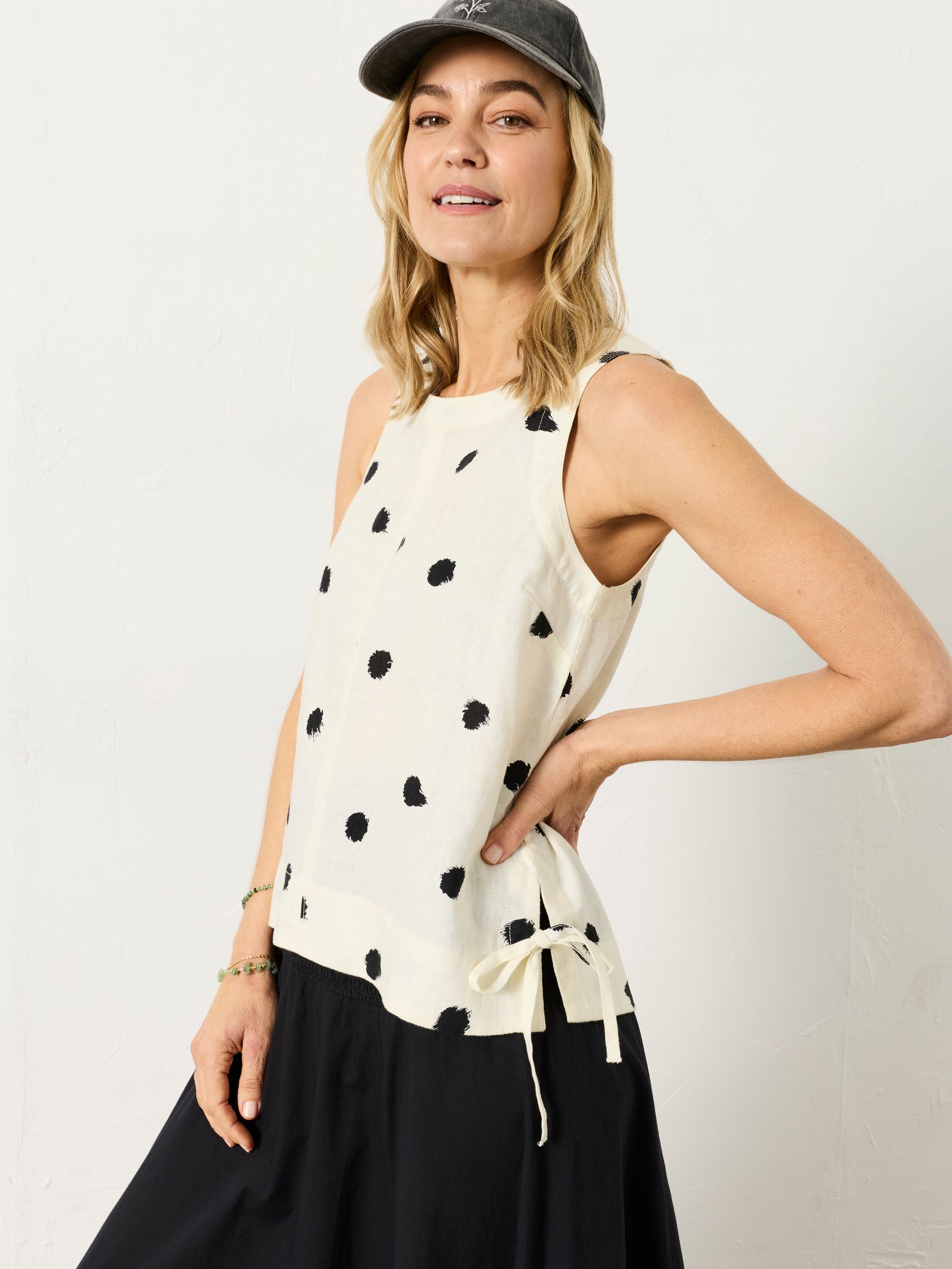 Darcy Ivory Spot Petite Blouse - Image 1 of 7