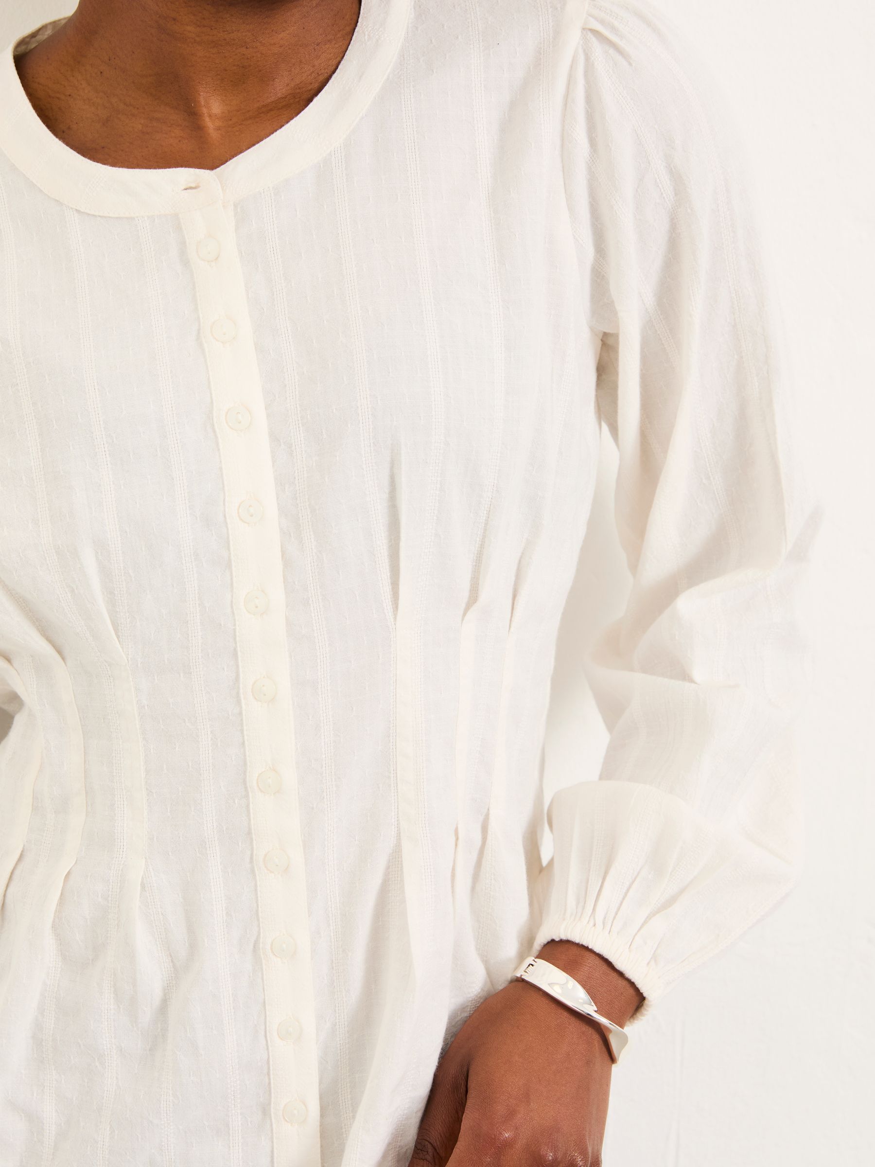 Lara Ivory Petite Blouse - Image 3 of 6
