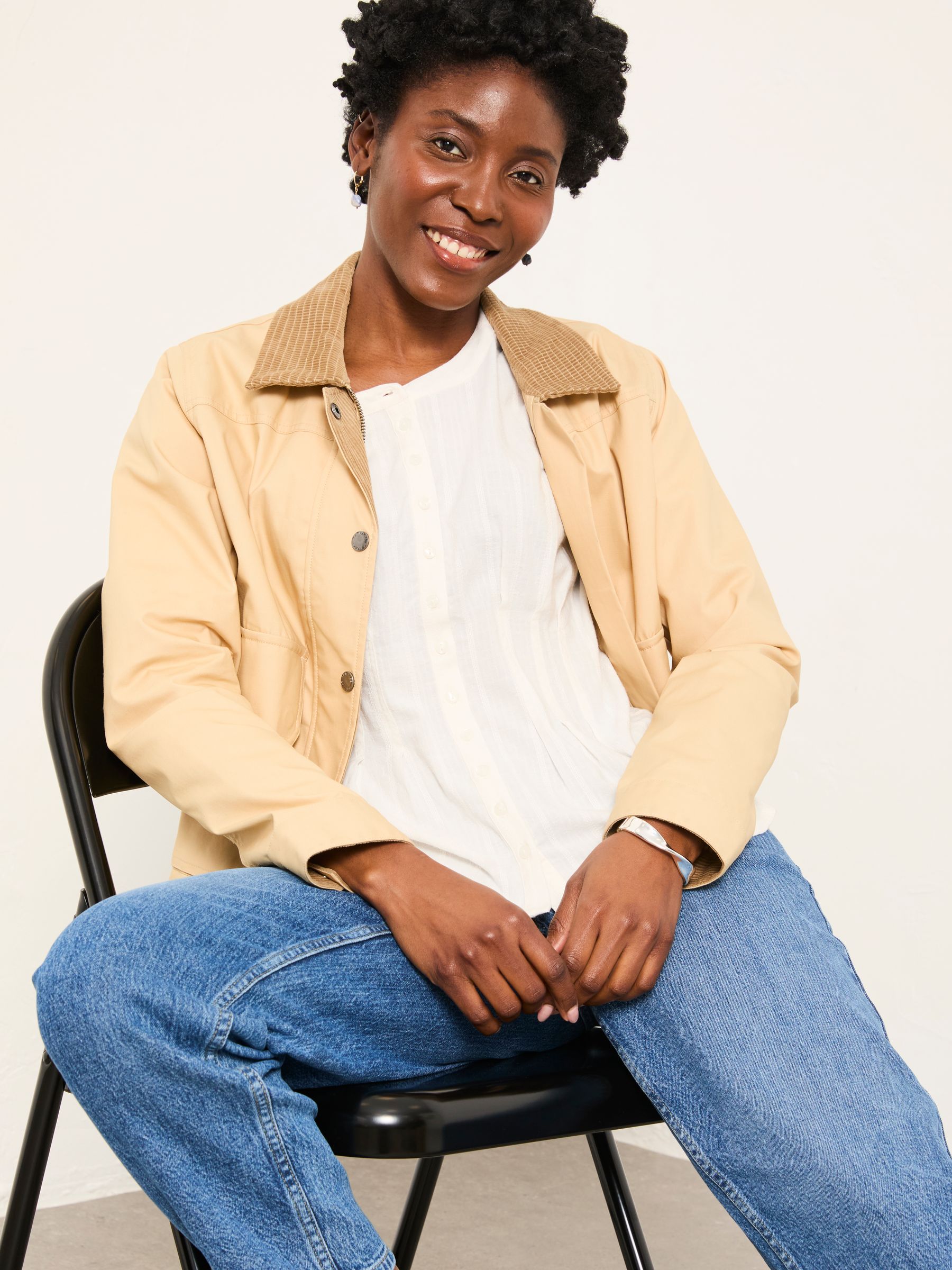 Lara Ivory Petite Blouse - Image 4 of 6