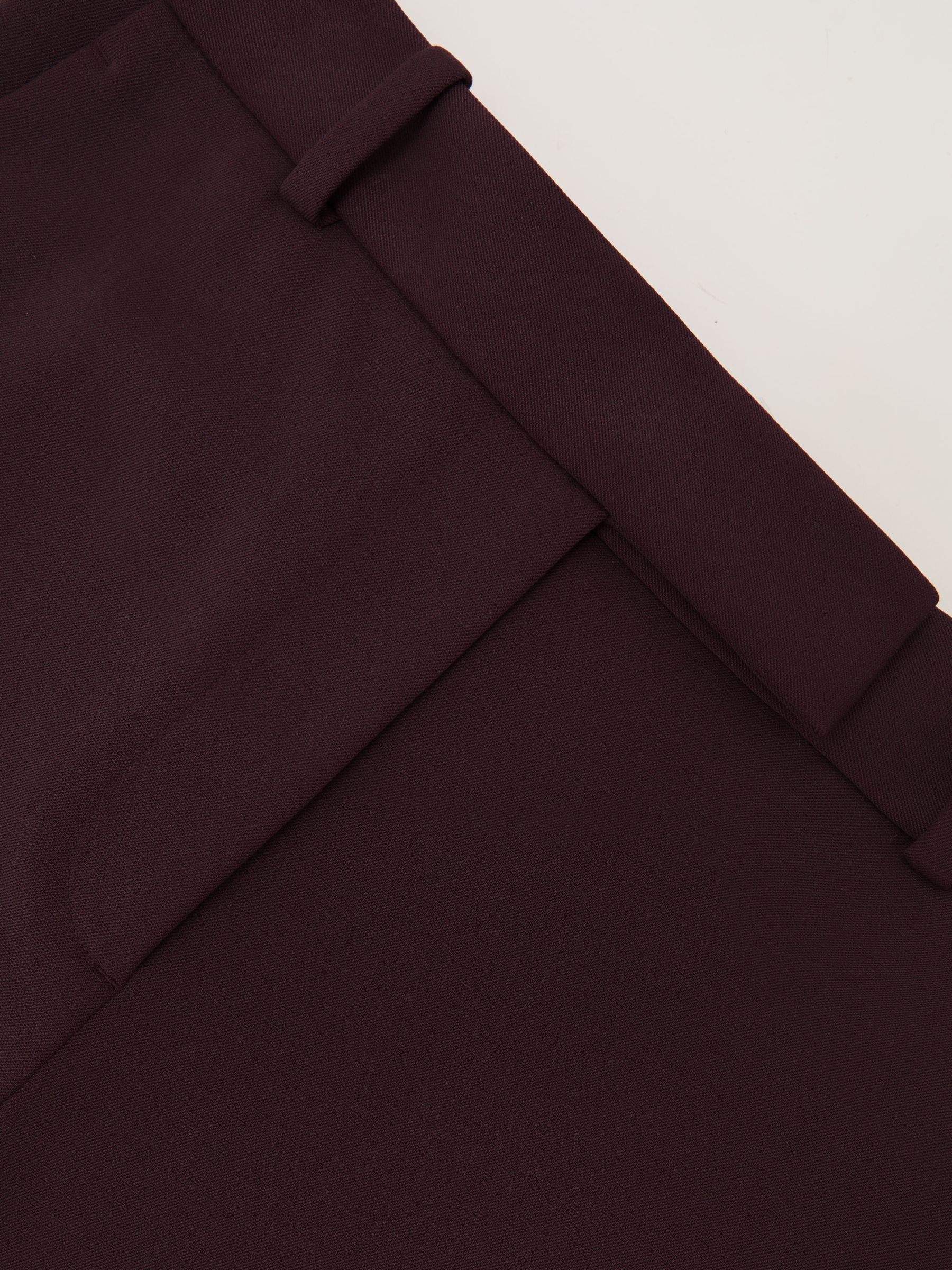 Petite Wide-Leg Suit Trousers in Berry - image 4