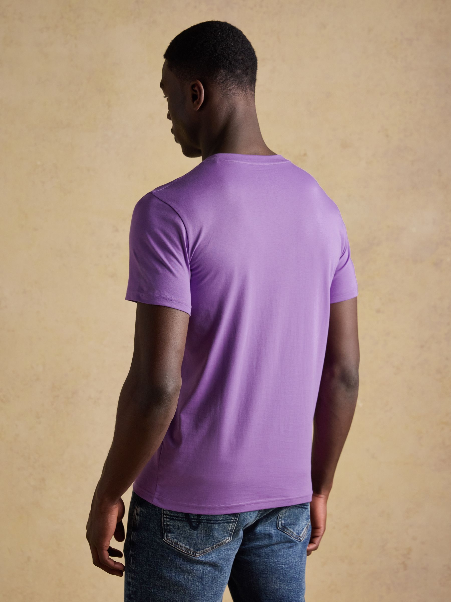 Everyday Purple Classic Fit Cotton T-Shirt - Image 2 of 7