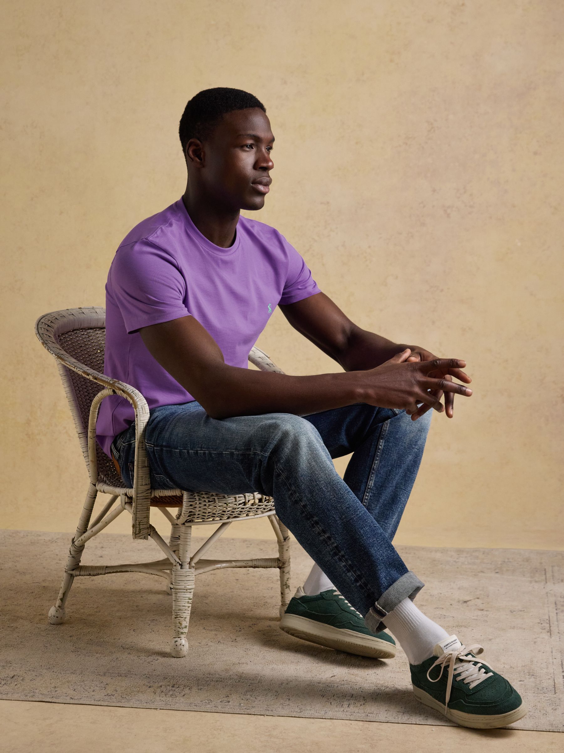 Everyday Purple Classic Fit Cotton T-Shirt - Image 3 of 7