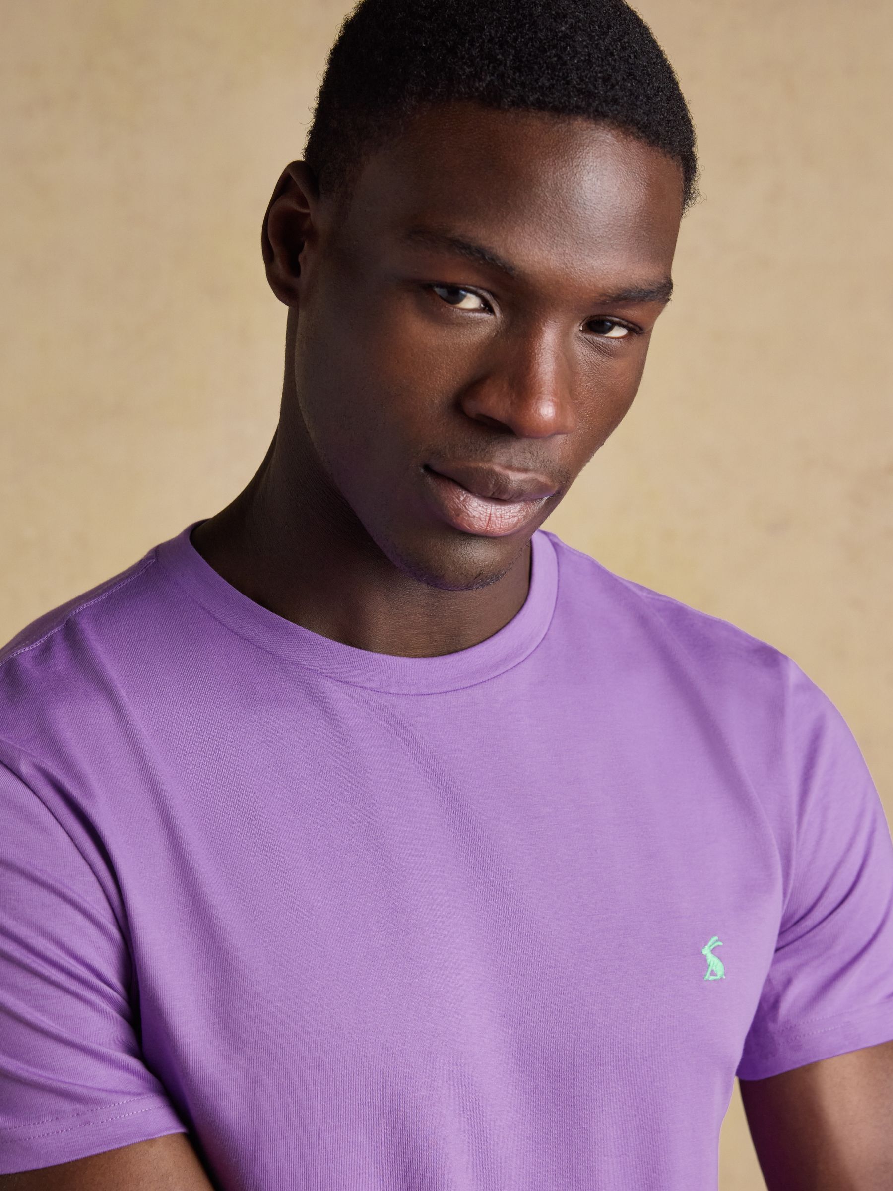 Everyday Purple Classic Fit Cotton T-Shirt - Image 4 of 7