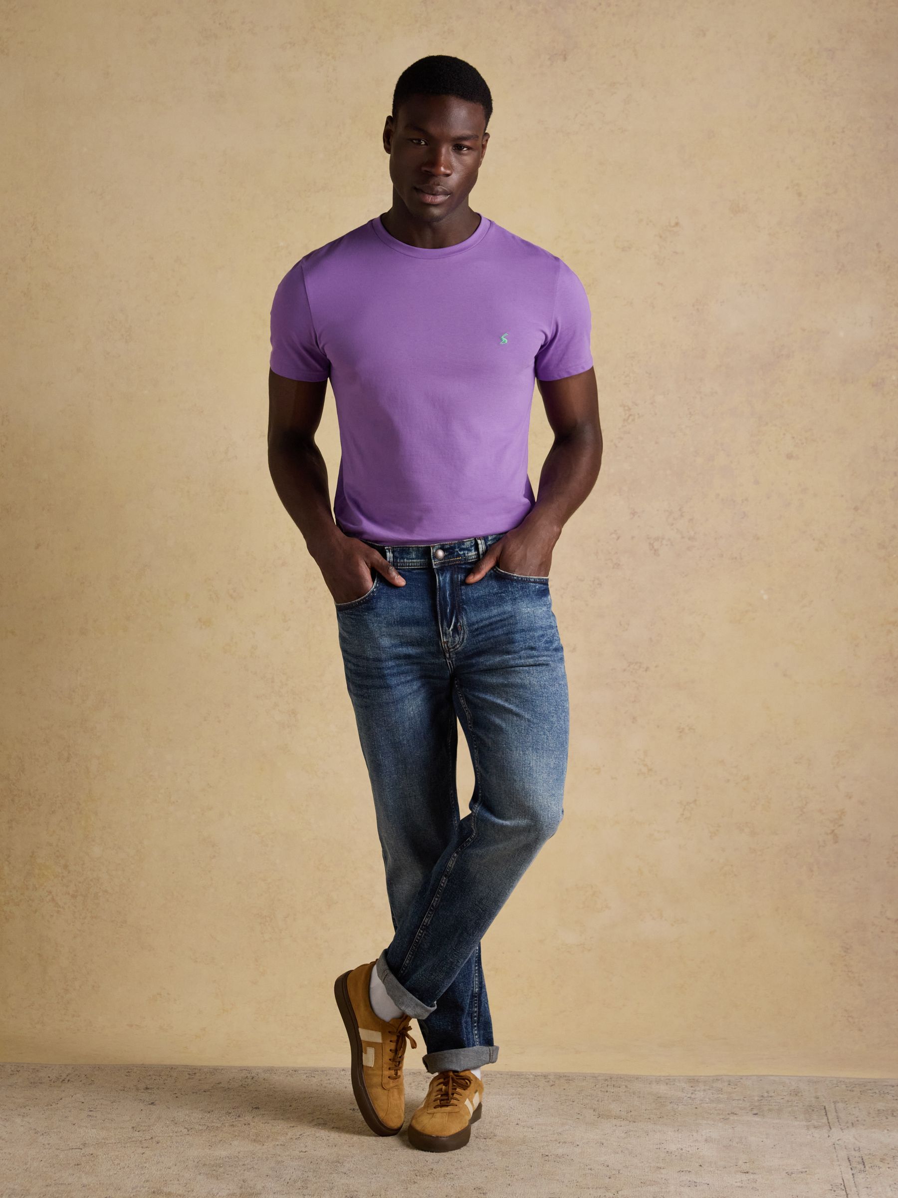 Everyday Purple Classic Fit Cotton T-Shirt - Image 5 of 7