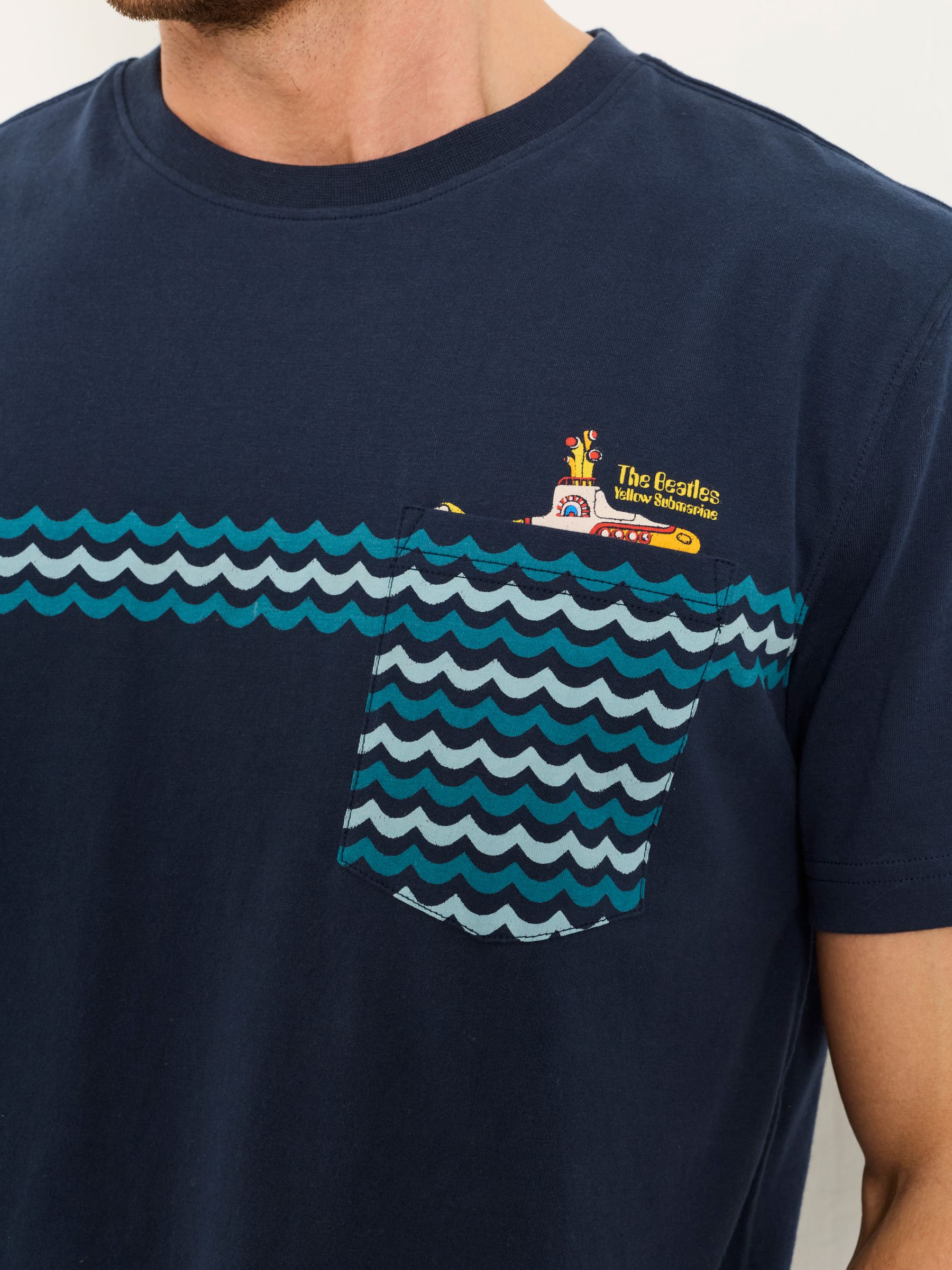 Navy Beatles Graphic T-Shirt - Image 4 of 6