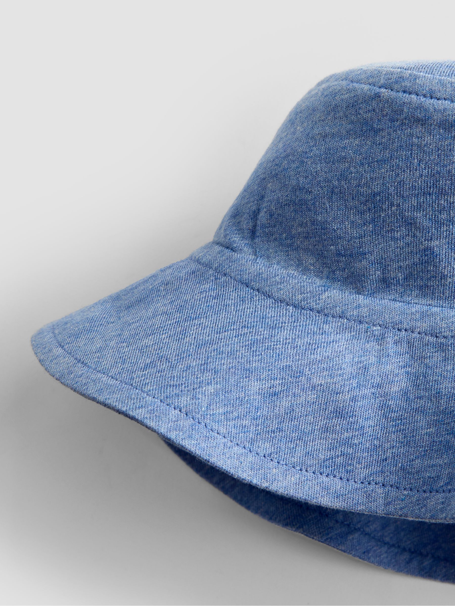 Blue Turtle Appliqué Romper & Hat Set - Image 9 of 10