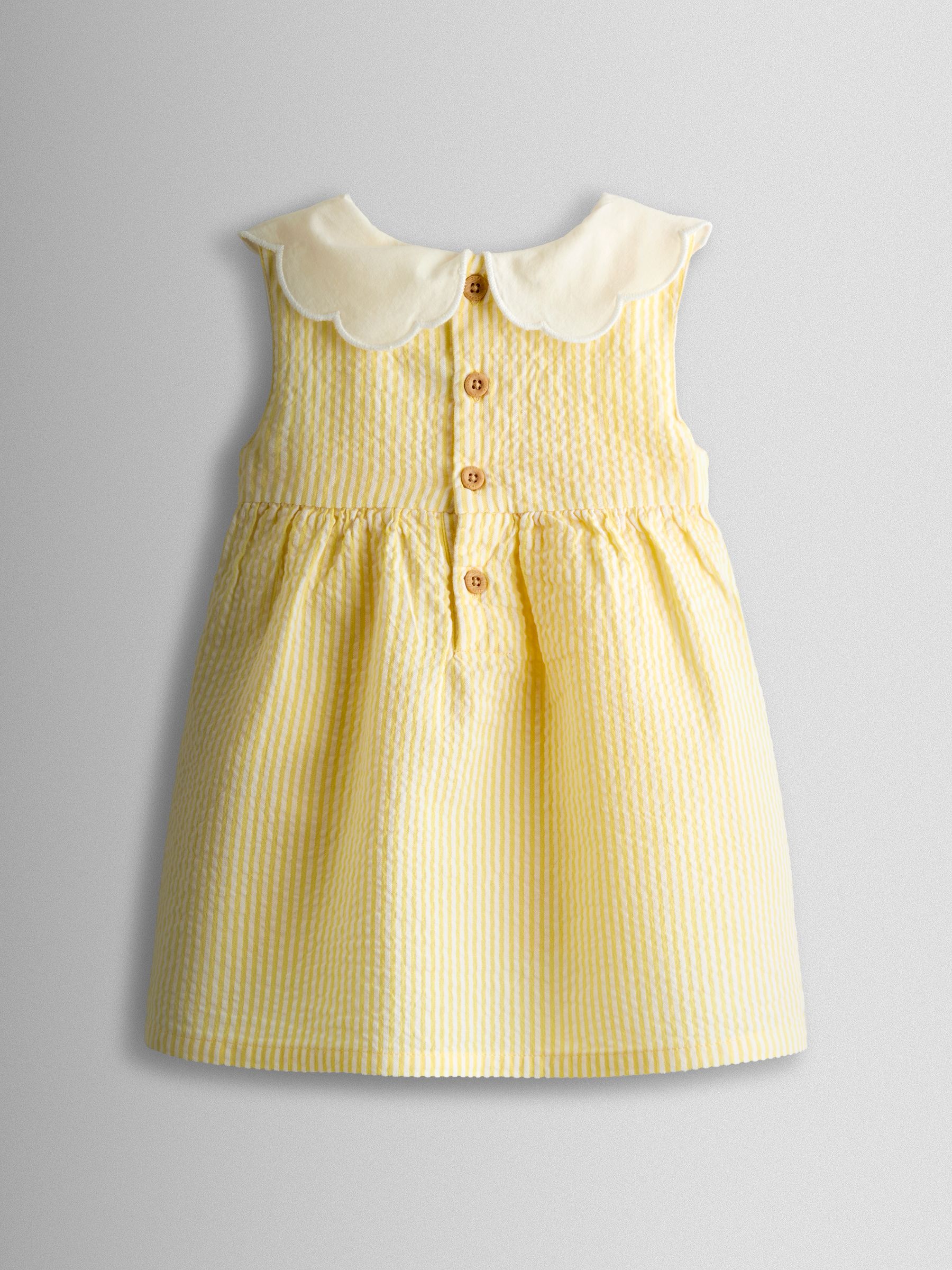 Yellow Jemima Puddle-Duck Embroidered Dress & Knicker Set - Image 3 of 4