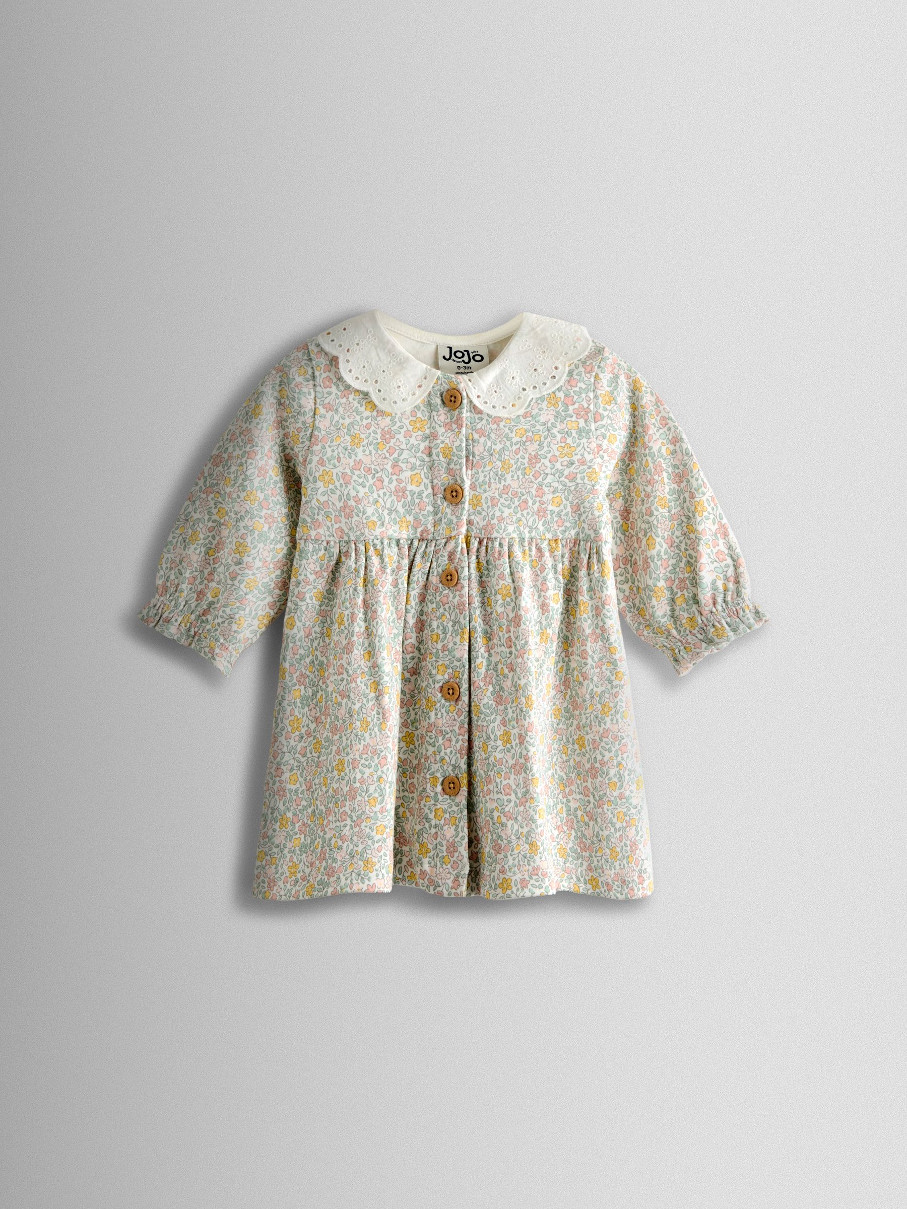 Cream Ditsy Floral Ditsy Dress & Knicker Set - Image 2 of 6 Cream Ditsy Floral Ditsy Dress & Knicker Set - Image 2 of 6