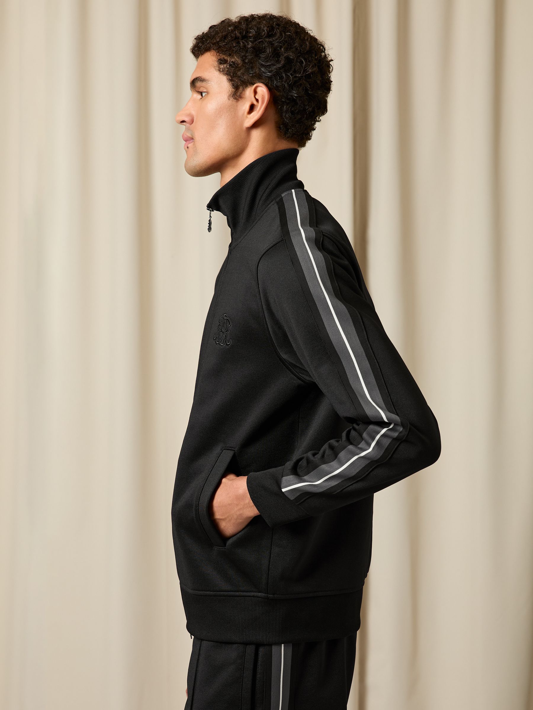 Sweat Top in Black - Image 1 of 6