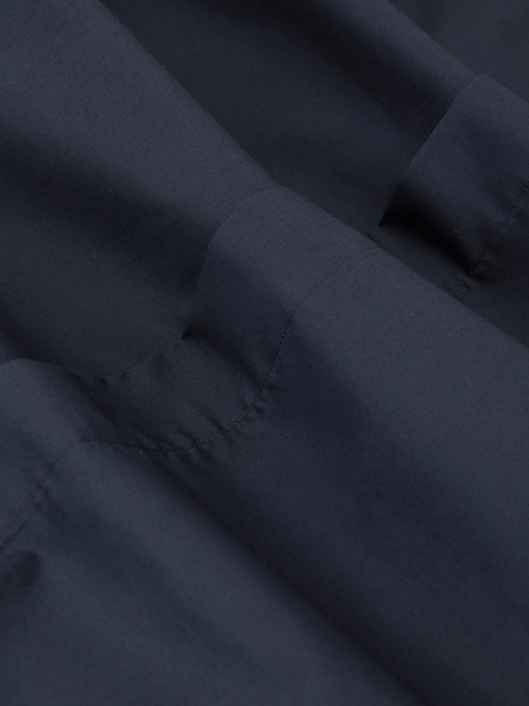 Stretch-Cotton Concealed-Placket Shirt Slim-Fit in Navy - Image 7 of 8